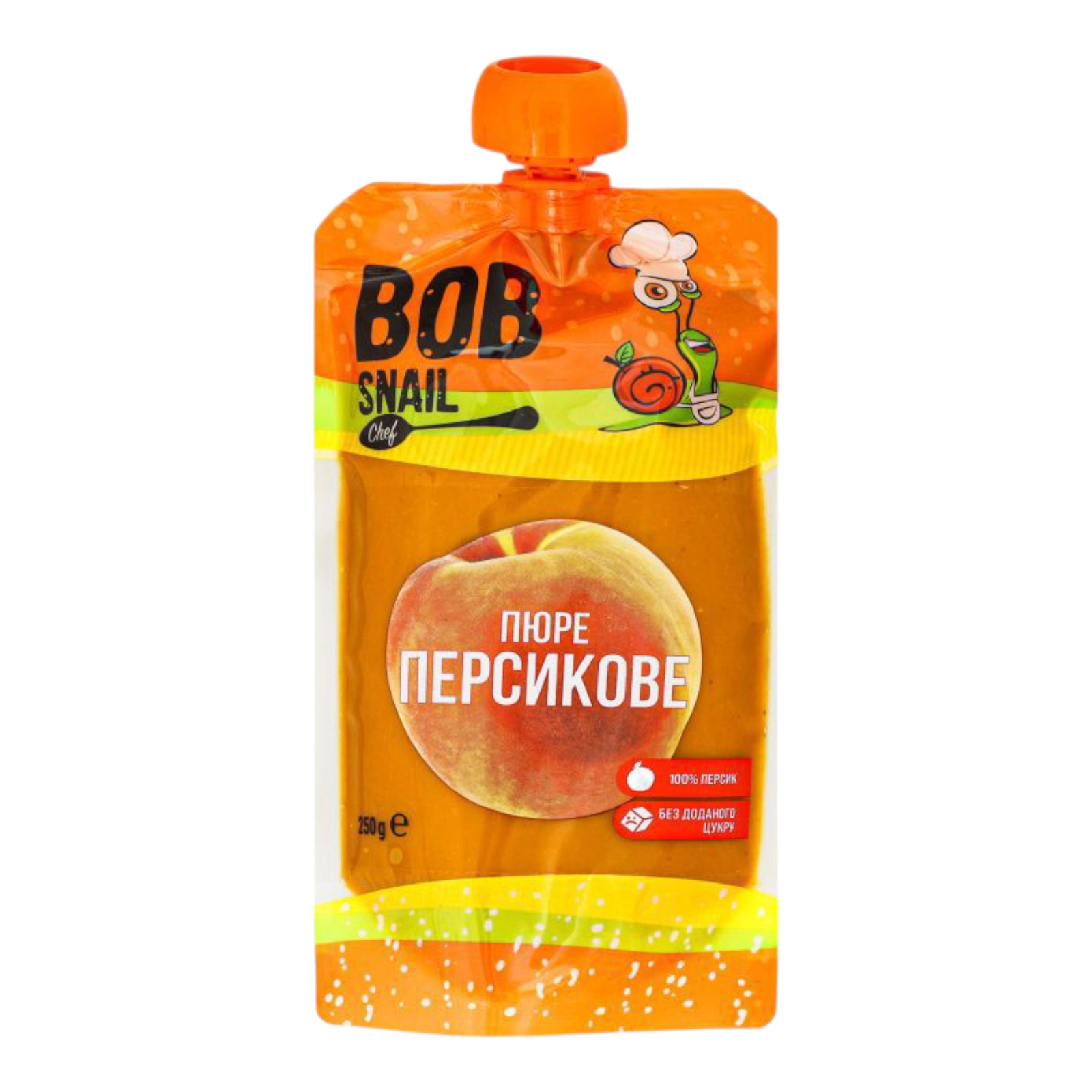 BOB Snail пюре дит. персик 250гр