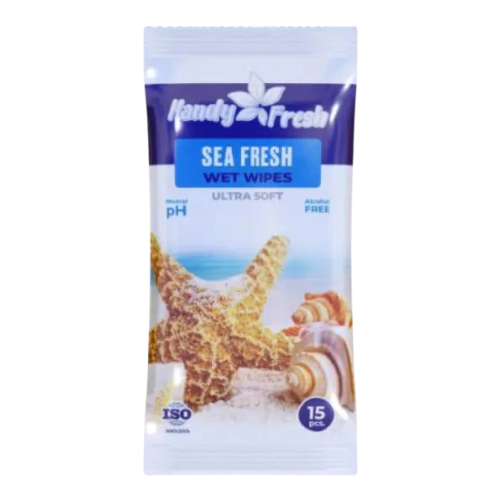 Вологі серветки Sea Fresh15 шт