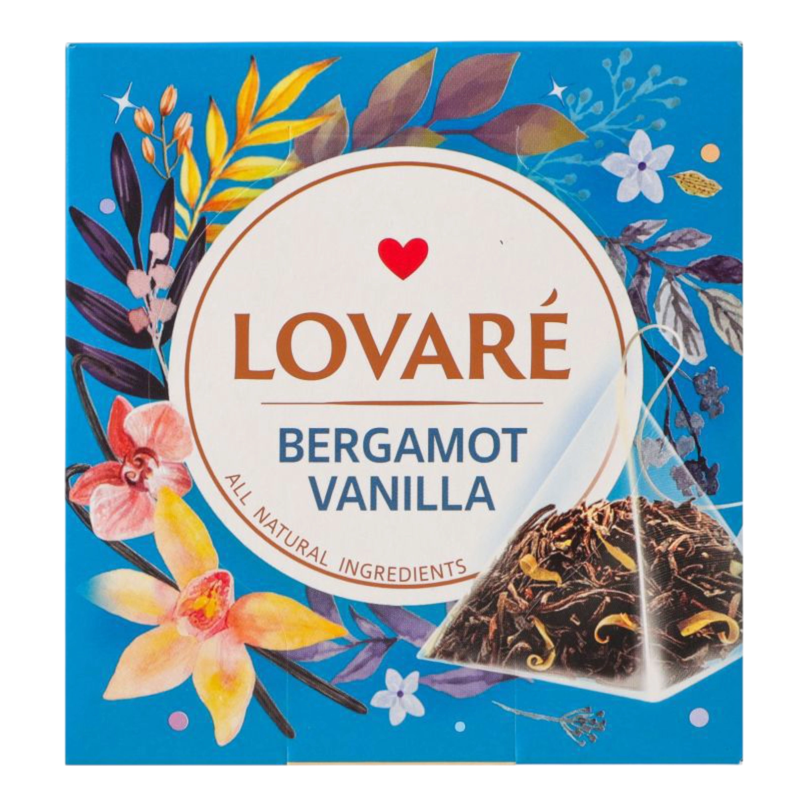 Чай Lovare Bergamot Vanilla 15*2 Пирамідка