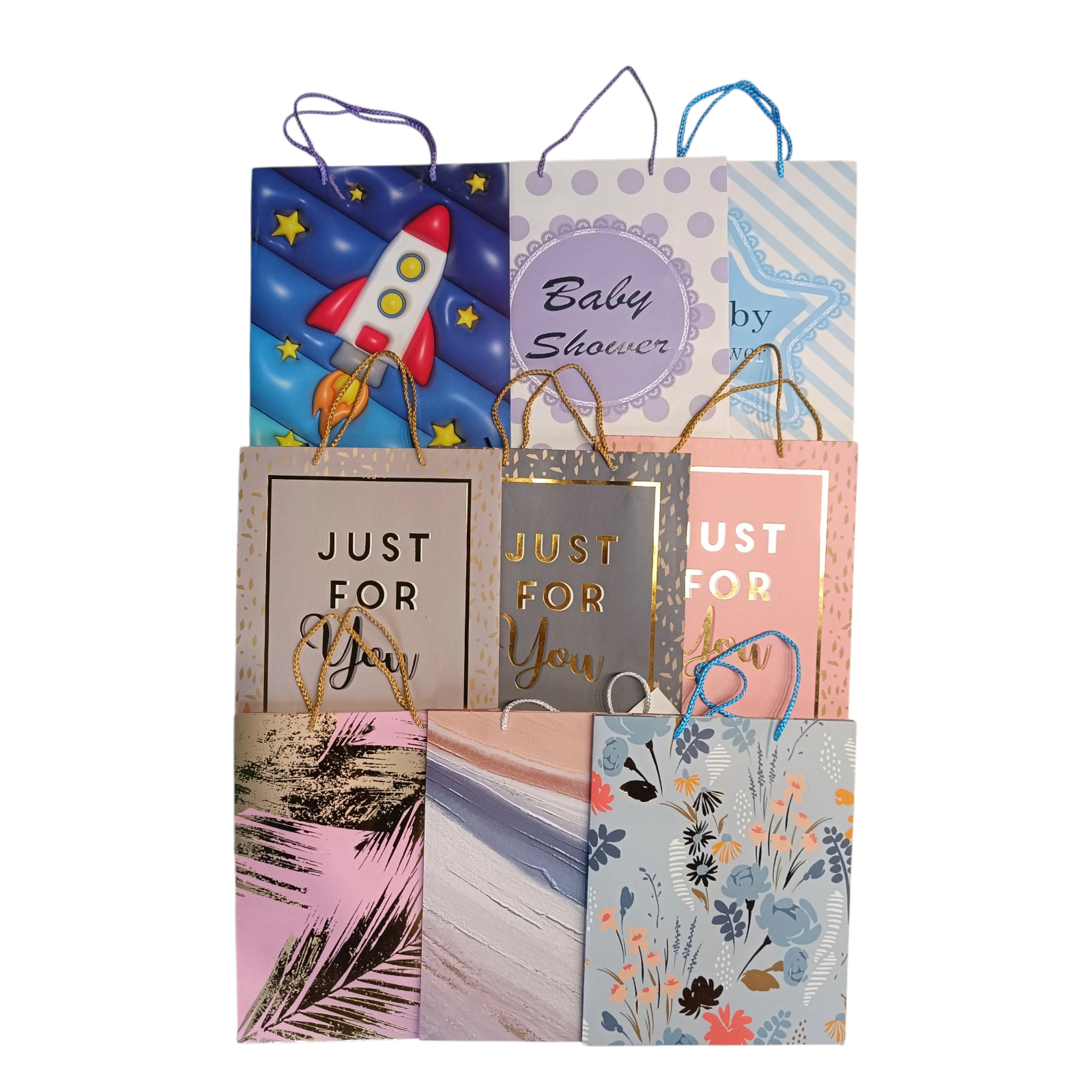 Пакет середній подарунковий в асортименті