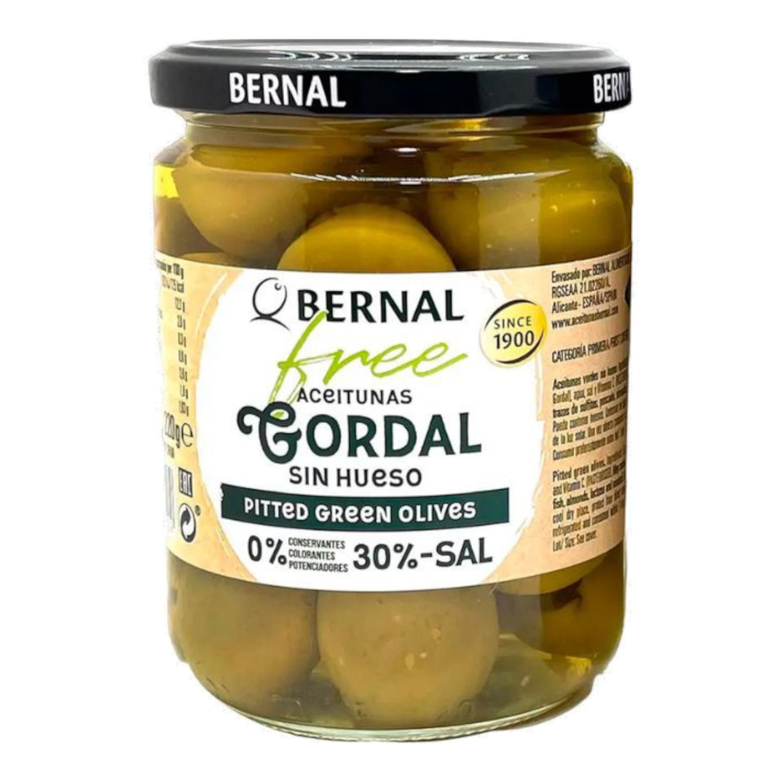 Оливки Bernal гігант б/к 436g