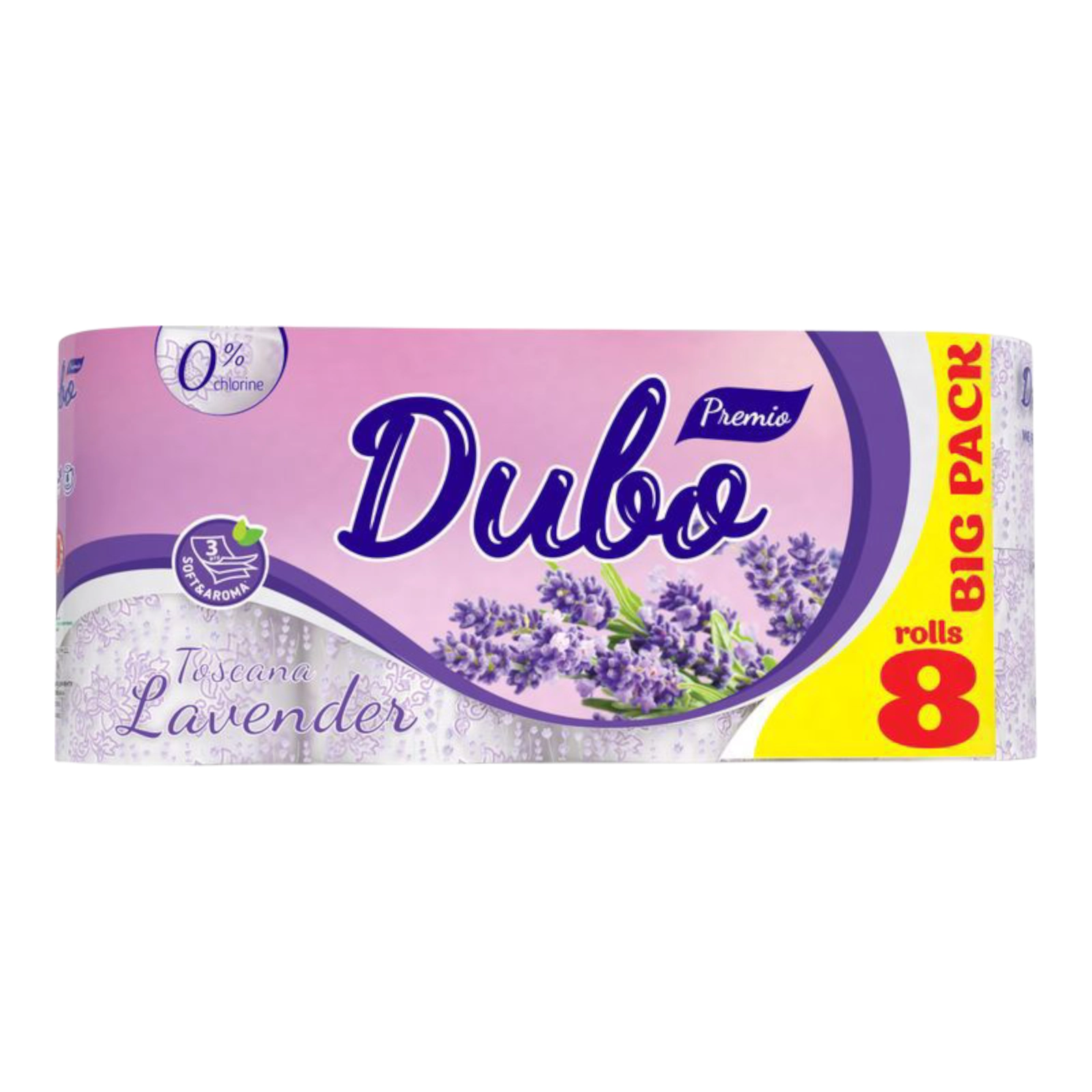 Soffion туалетний папір 8 рул lavender