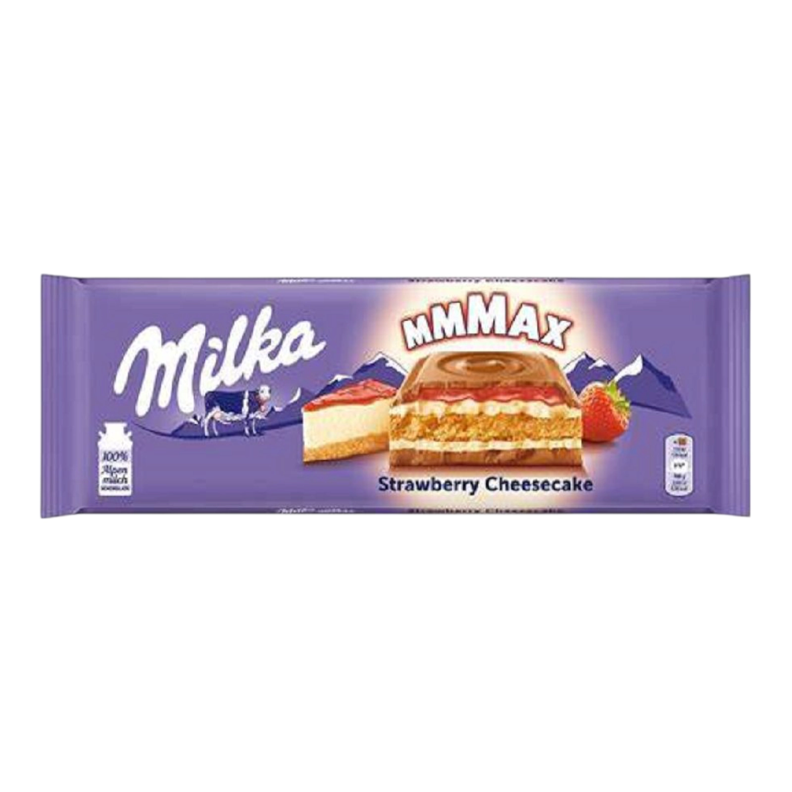 Шоколодка Milka MMMAX 300g Strawberry Cheesecake