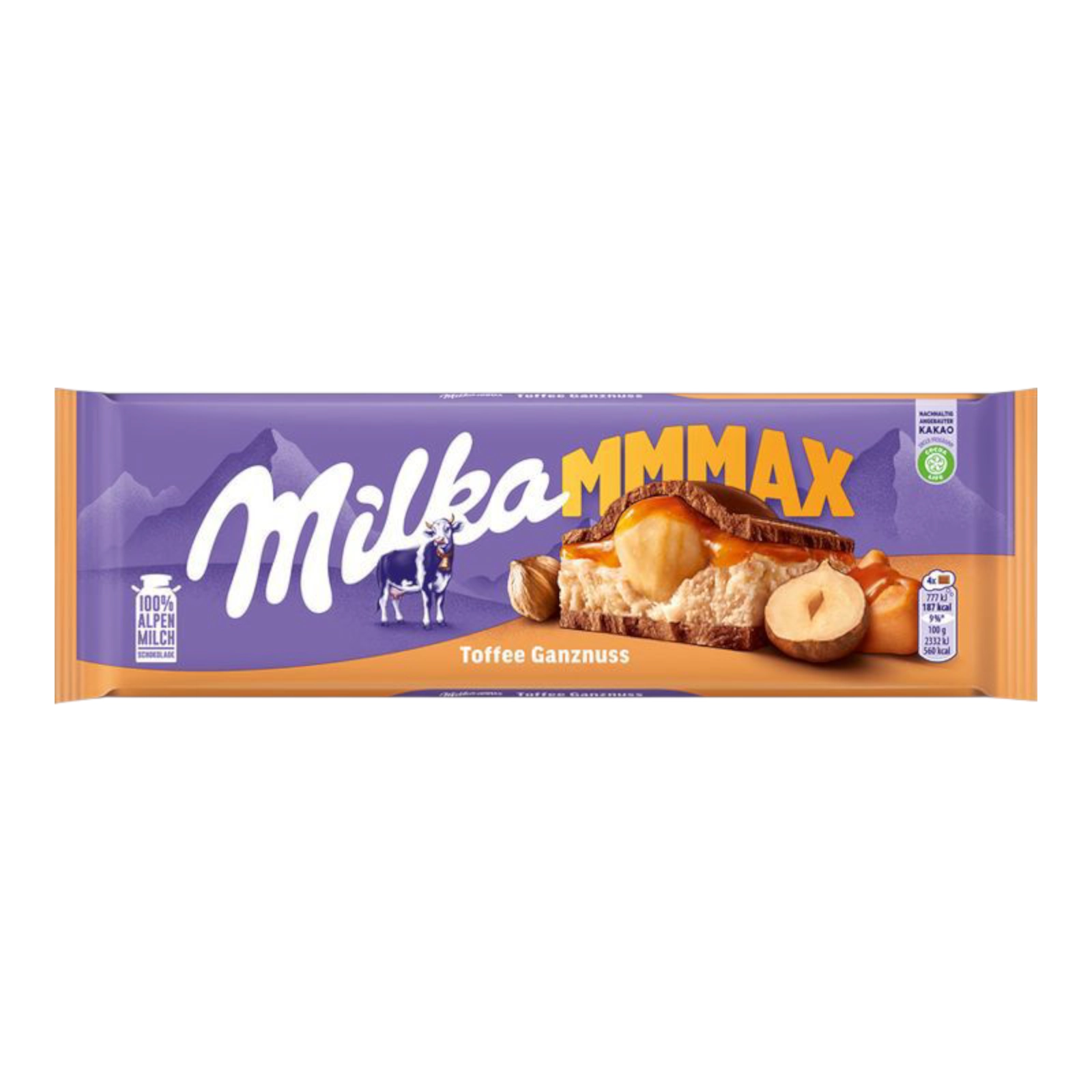 Шоколодка Milka MMMAX 300g Toffe Wholenut
