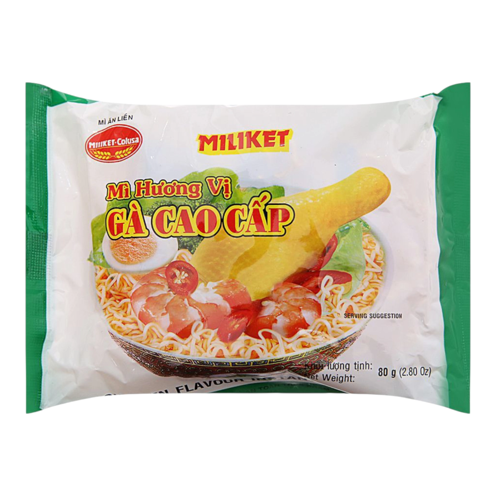 Локшина швидкого приготування з куркою Ga Cao Cap MILIKET В'єтнам. 80г.