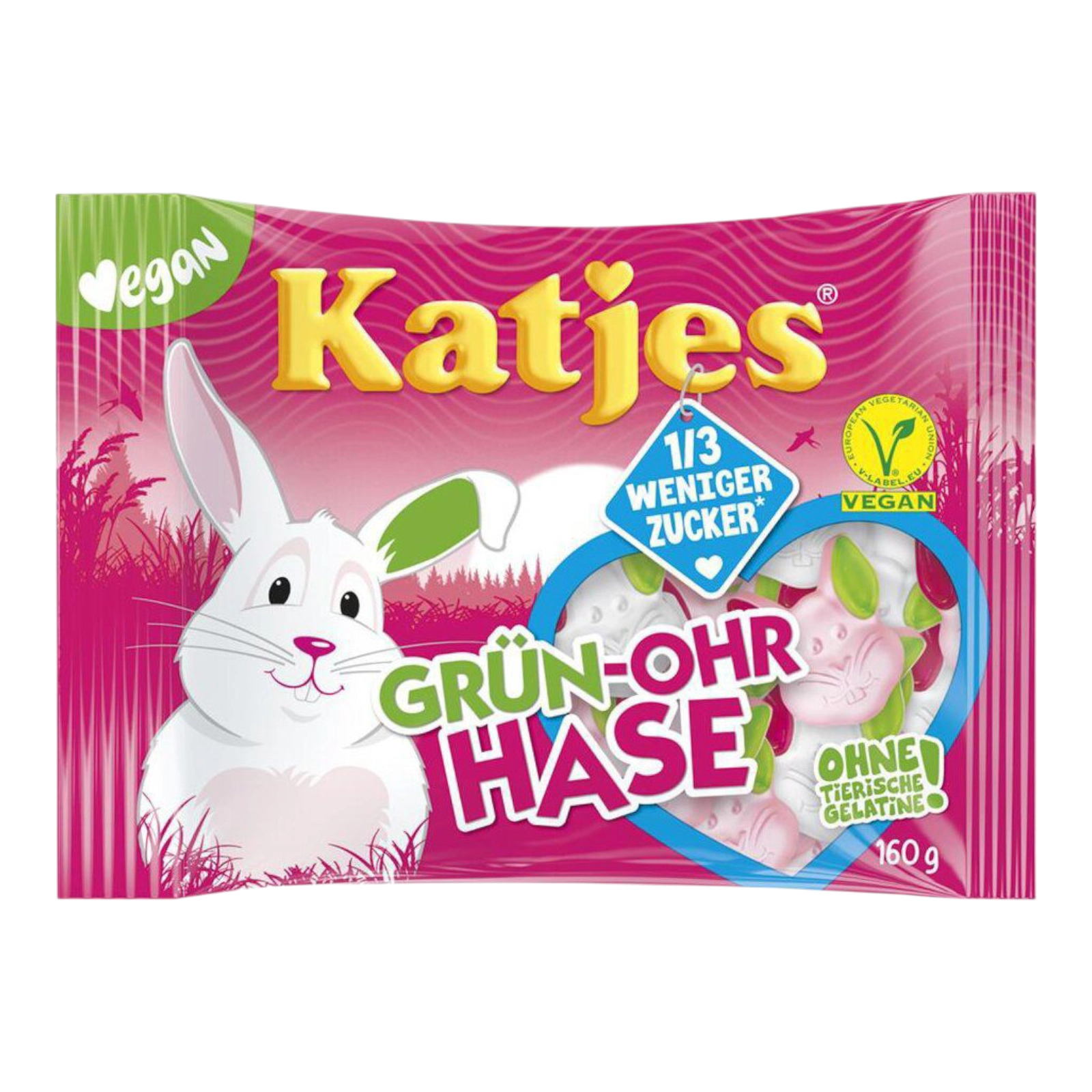 Жилейки Katjes 160g Grun-ohr HASE