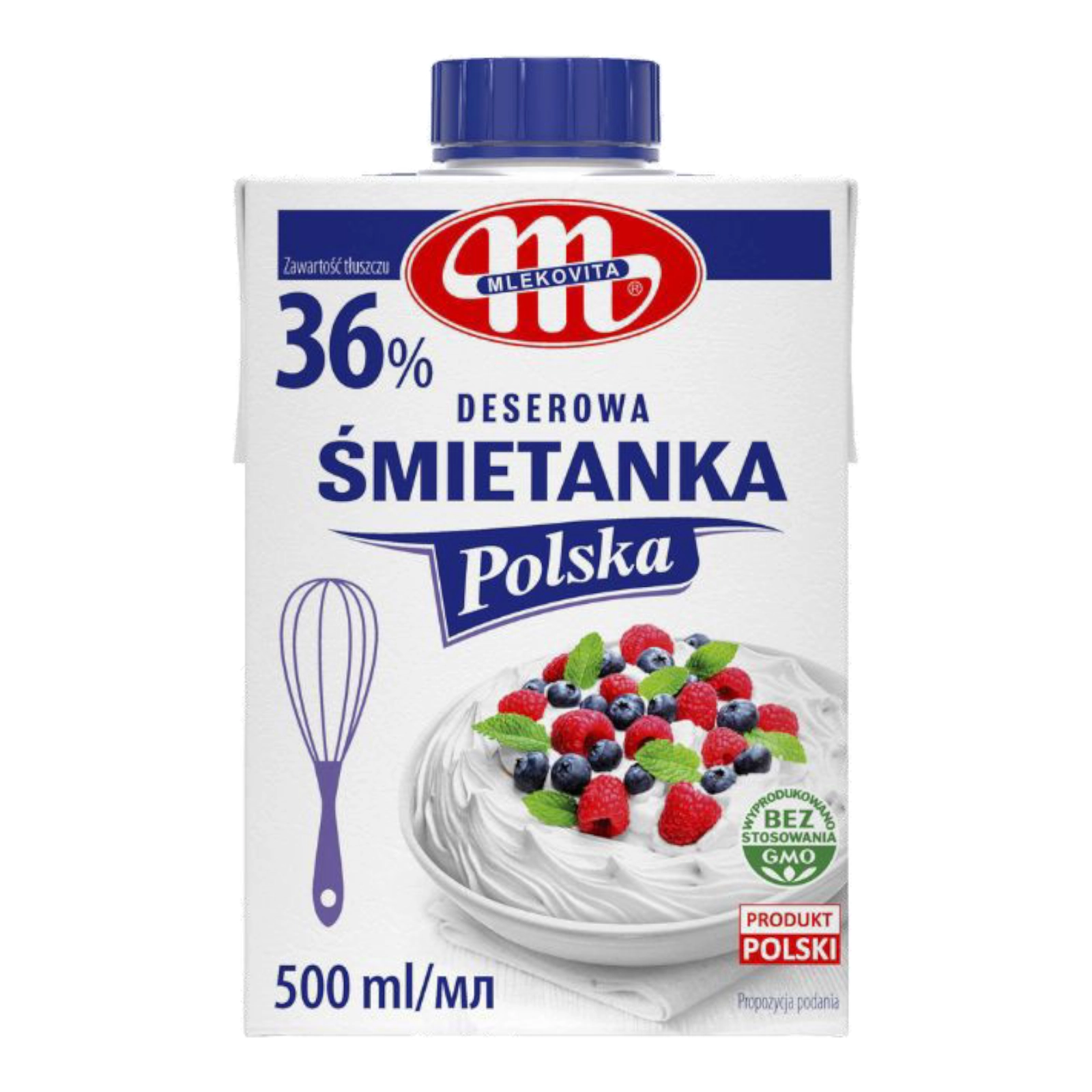 Вершки Mlekovita 36% 500ml
