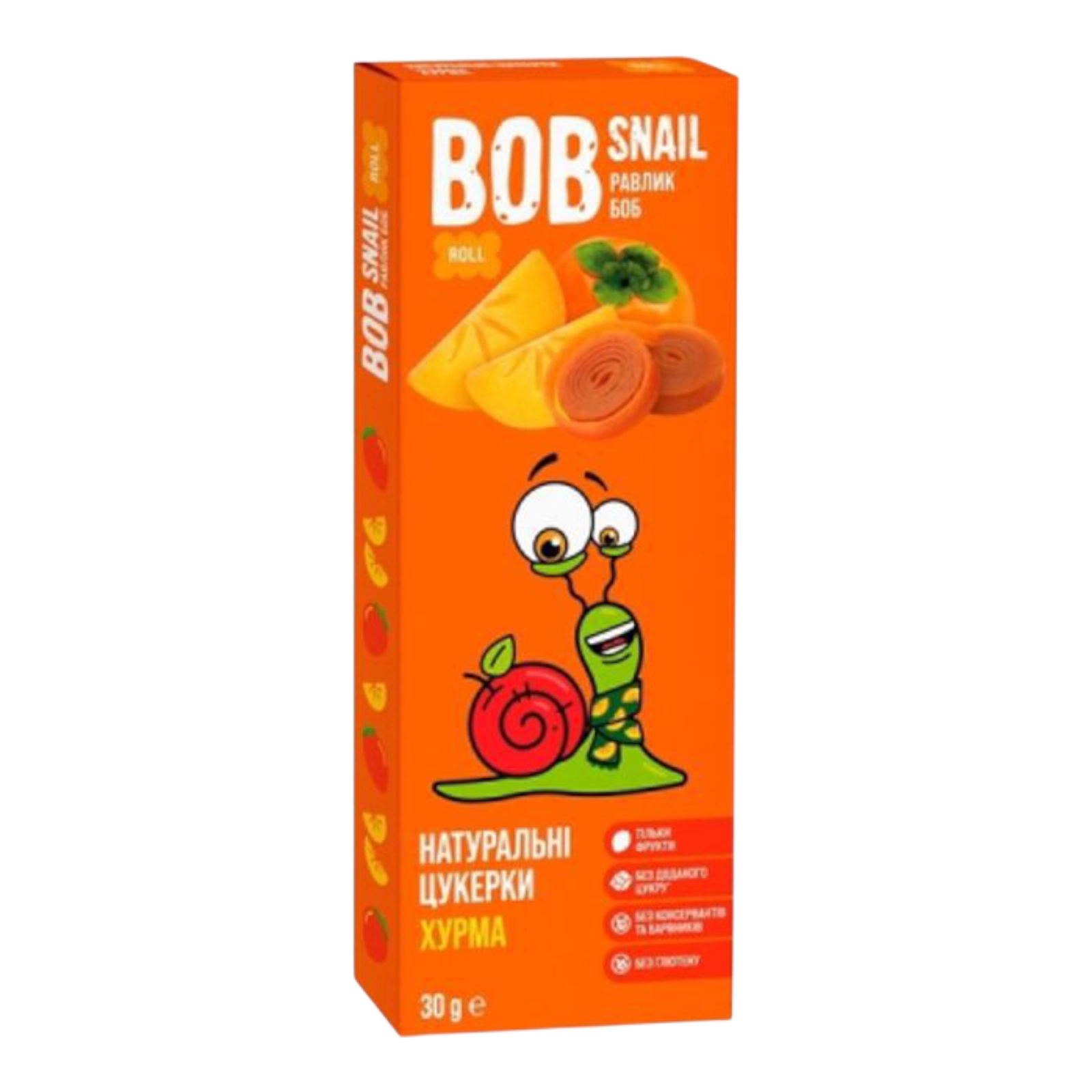 BOB Snail цукерки 30g хурма