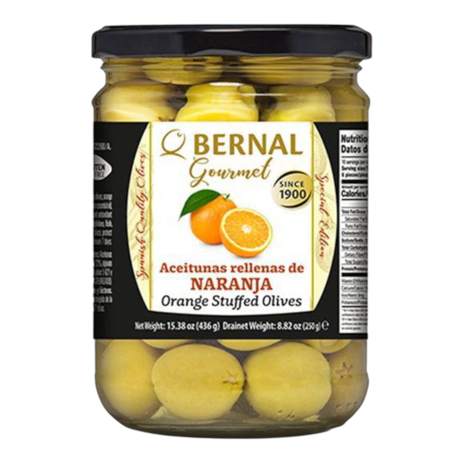 Оливки Bernal з апельсином 436g