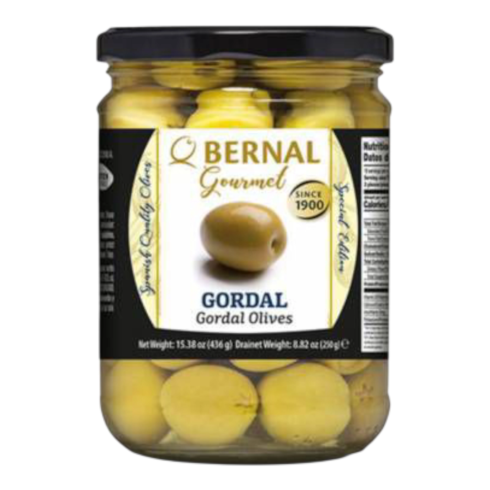 Оливки Bernal гіганти 436g