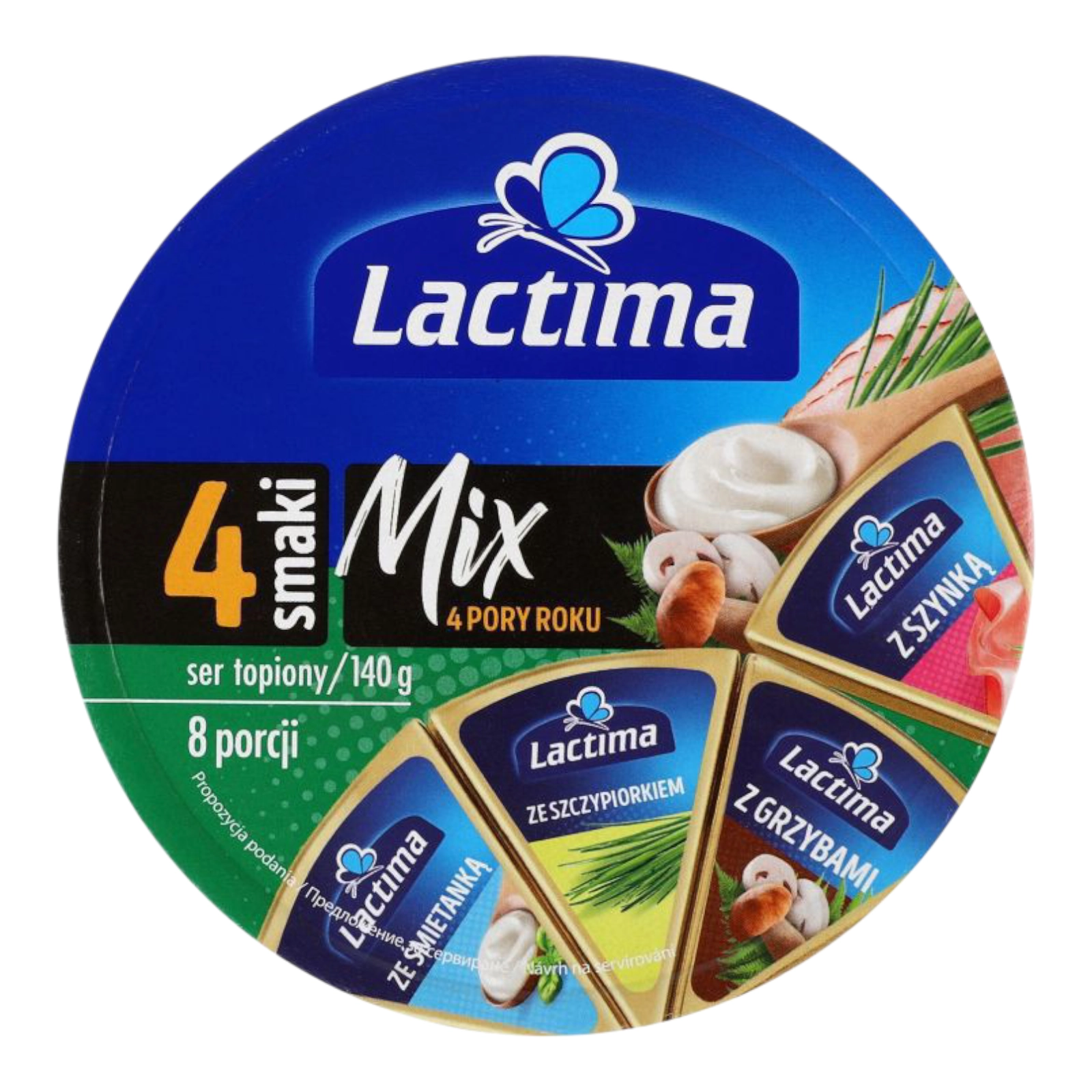 Сир Lactima 4 смаки плавлений