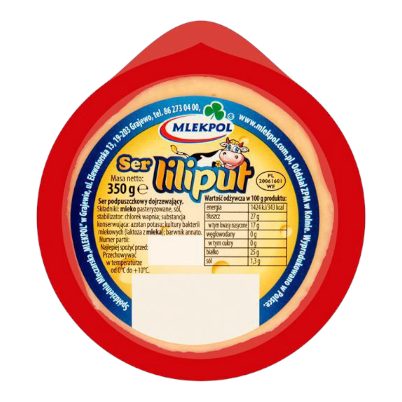 Ser Liliput Mlekpol 350g