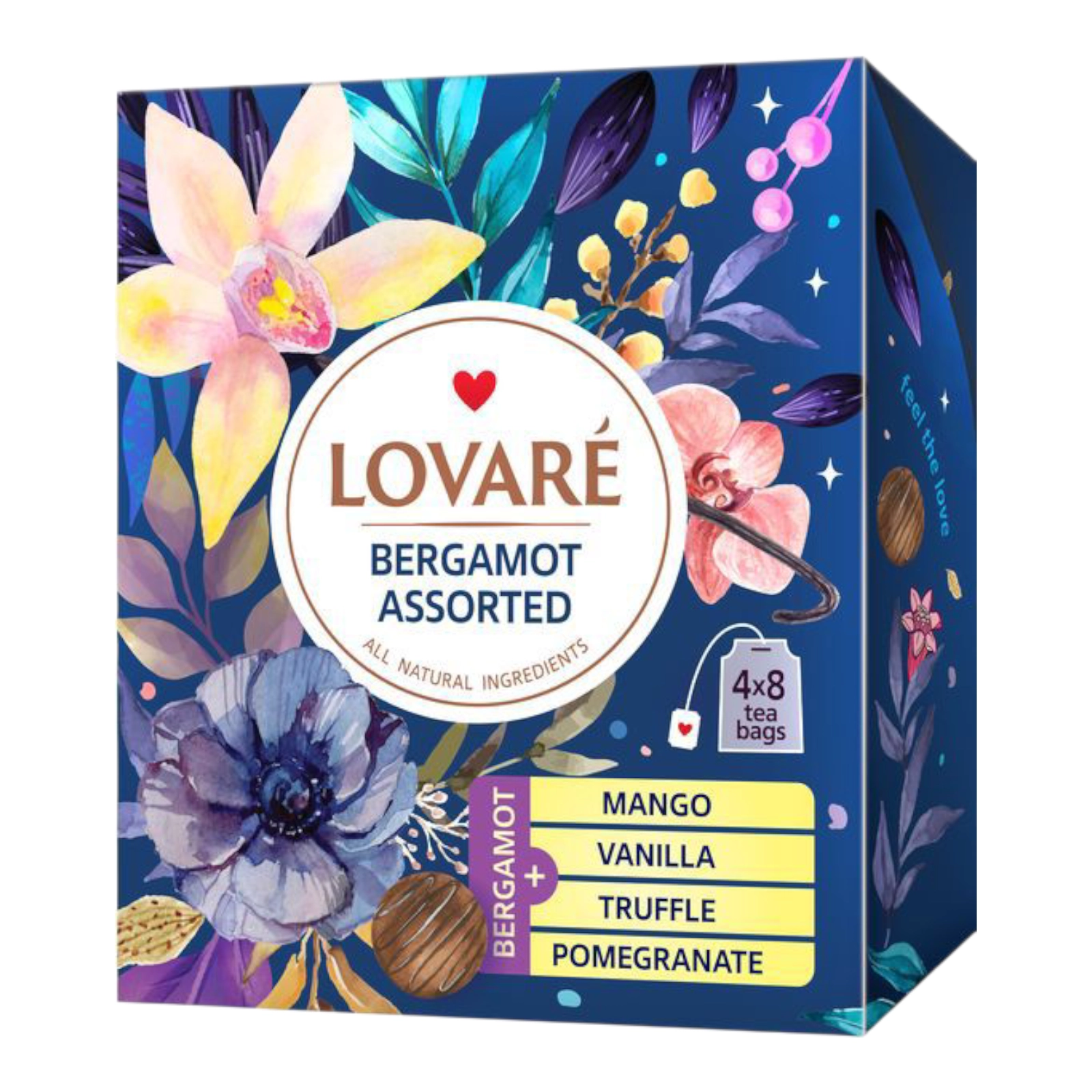 Чай Lovare Bergamot Tea Assorted 4*8