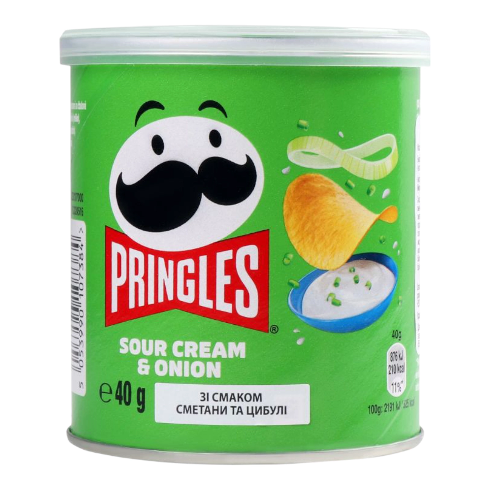 Чіпси Pringles sour cream i onion 40
