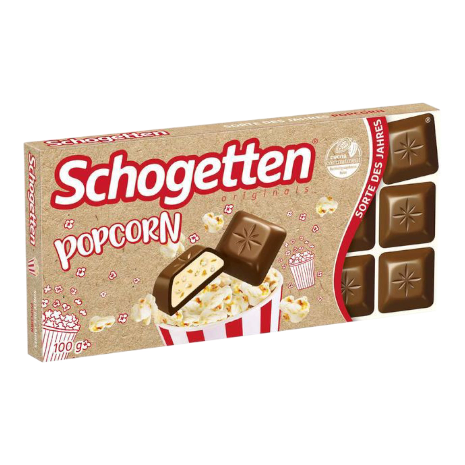 Шок Schogetten 100g попкорн