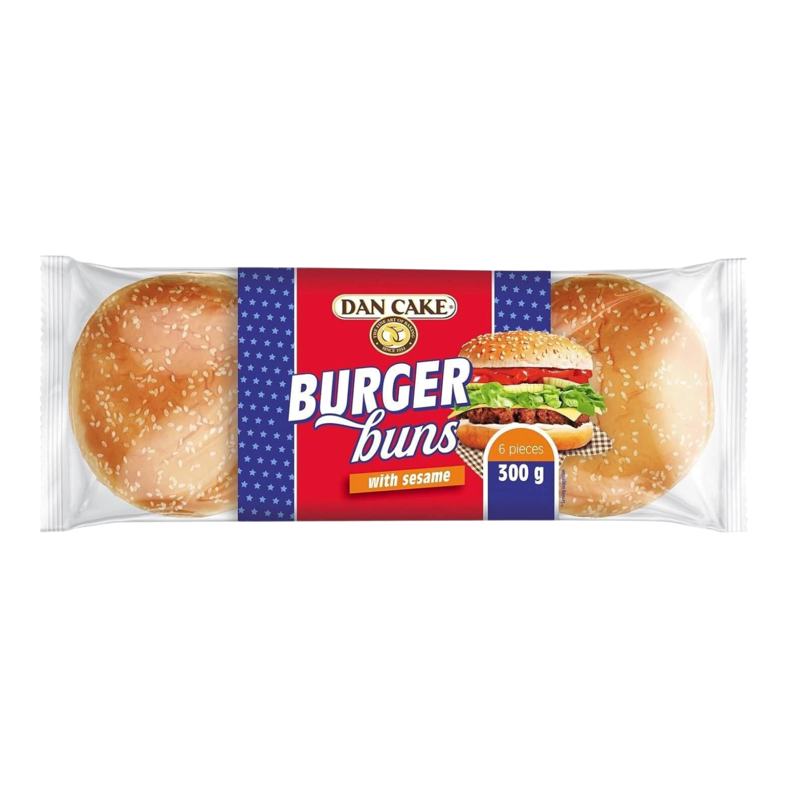 Булочки для бургера 6шт 300гр