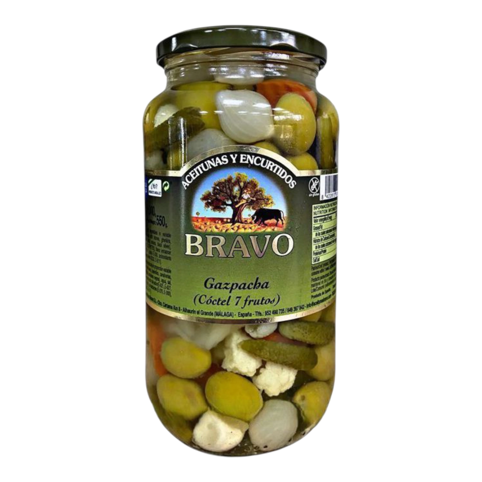 Оливки Bravo 1000g мікс