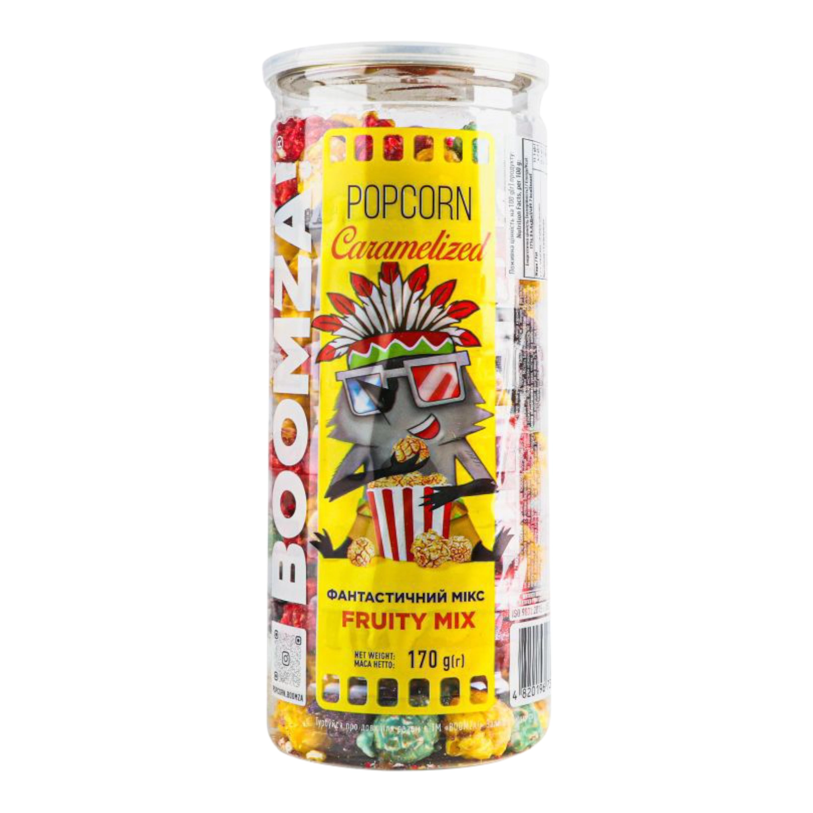 Поп корн тубус мікс