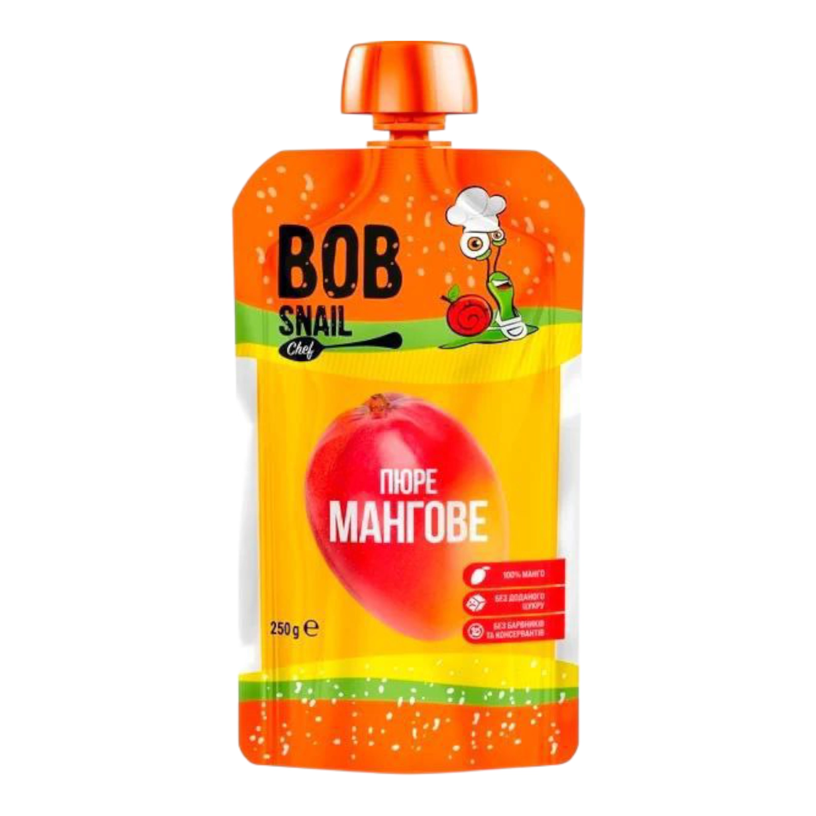 BOB Snail ПЮРЕ манго 250gr