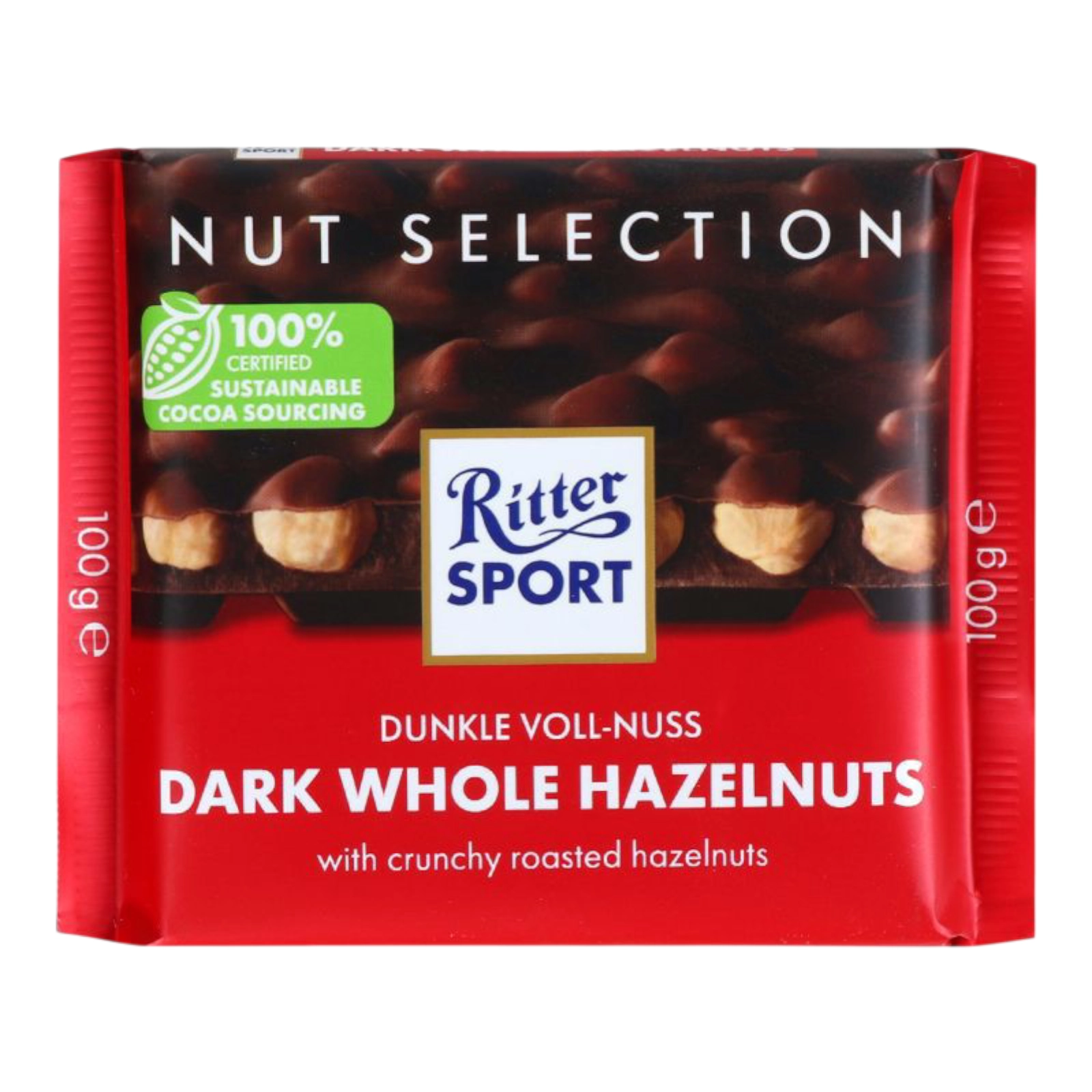 Шок Ritter Sport 100g dunkle voll-nuss