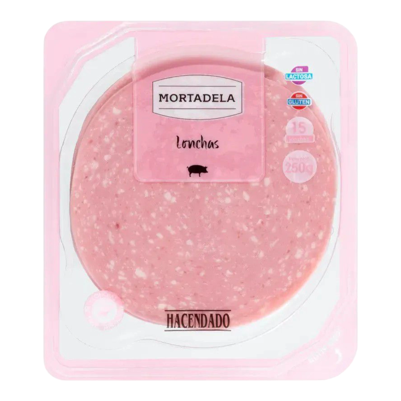 Ковбаса Hacendado 250g Mortadela