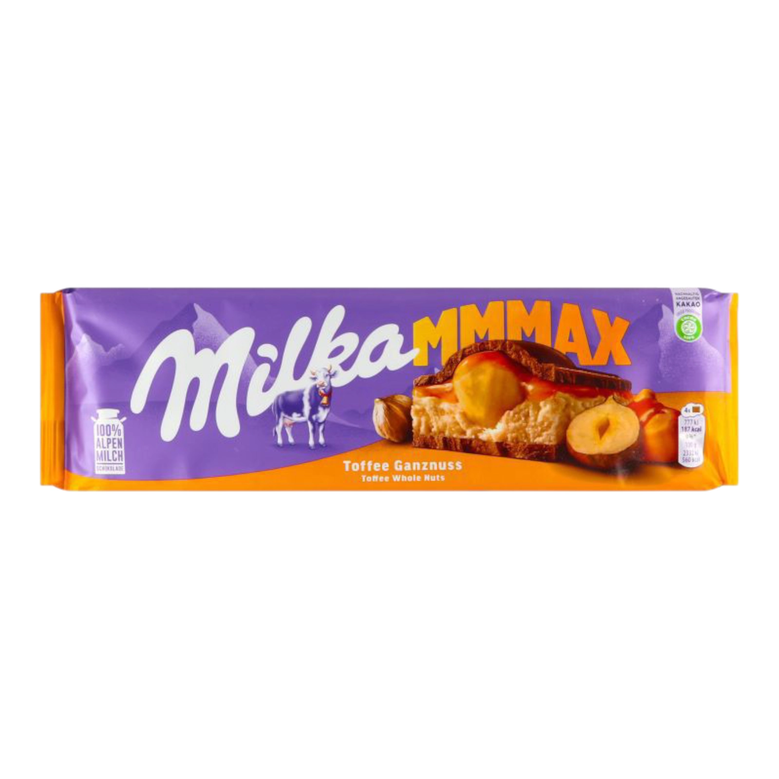 Шоколодка Milka MMMAX 300g Toffe Ganznuss