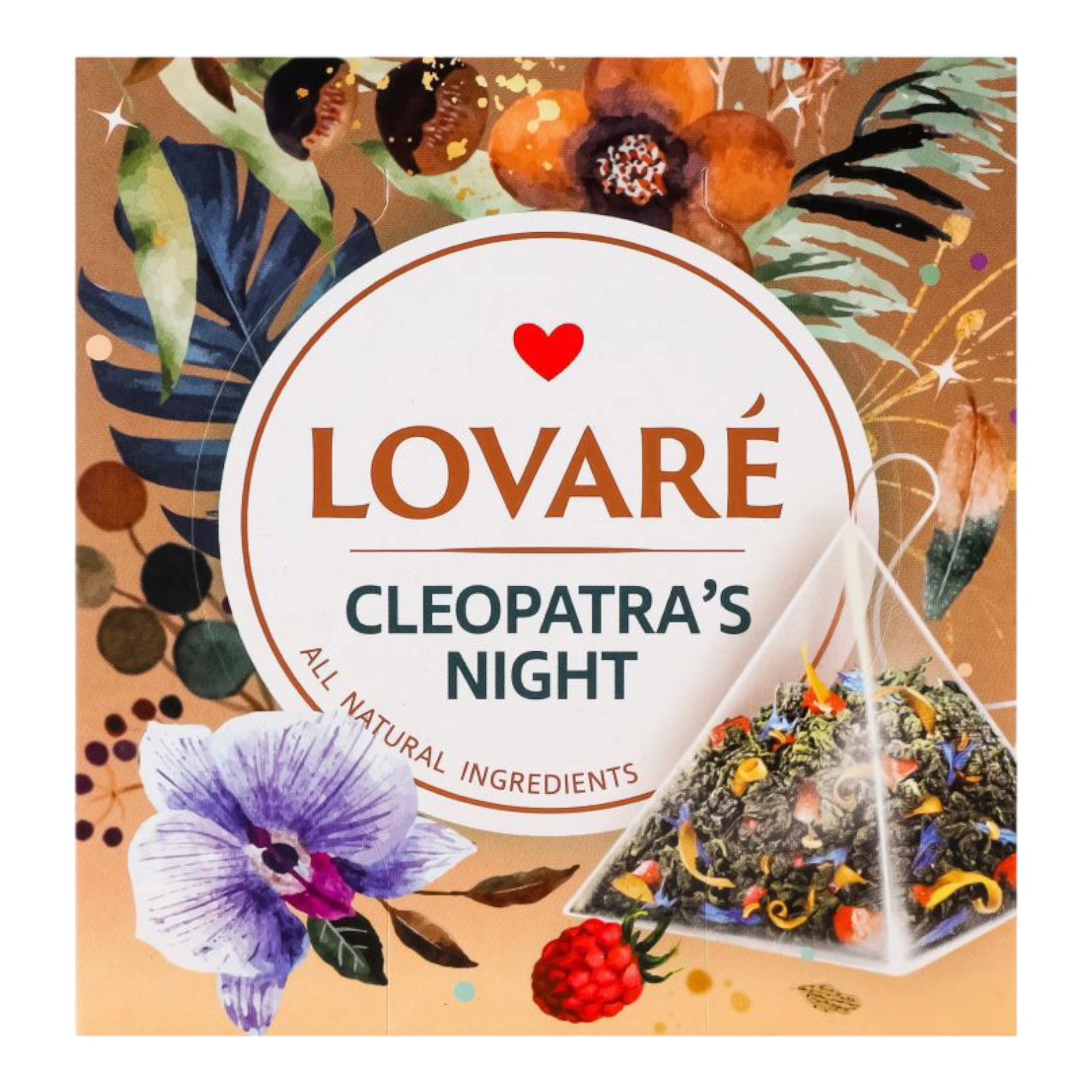 Чай Lovare Ніч Клеопатри15*2 Пирамідка