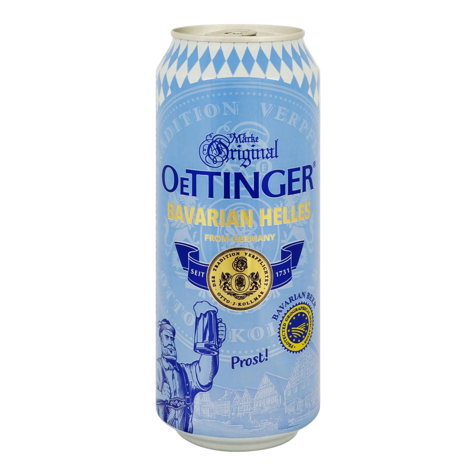 Пиво світле Oettibger Експорт 4.7% ж/б 0.5л