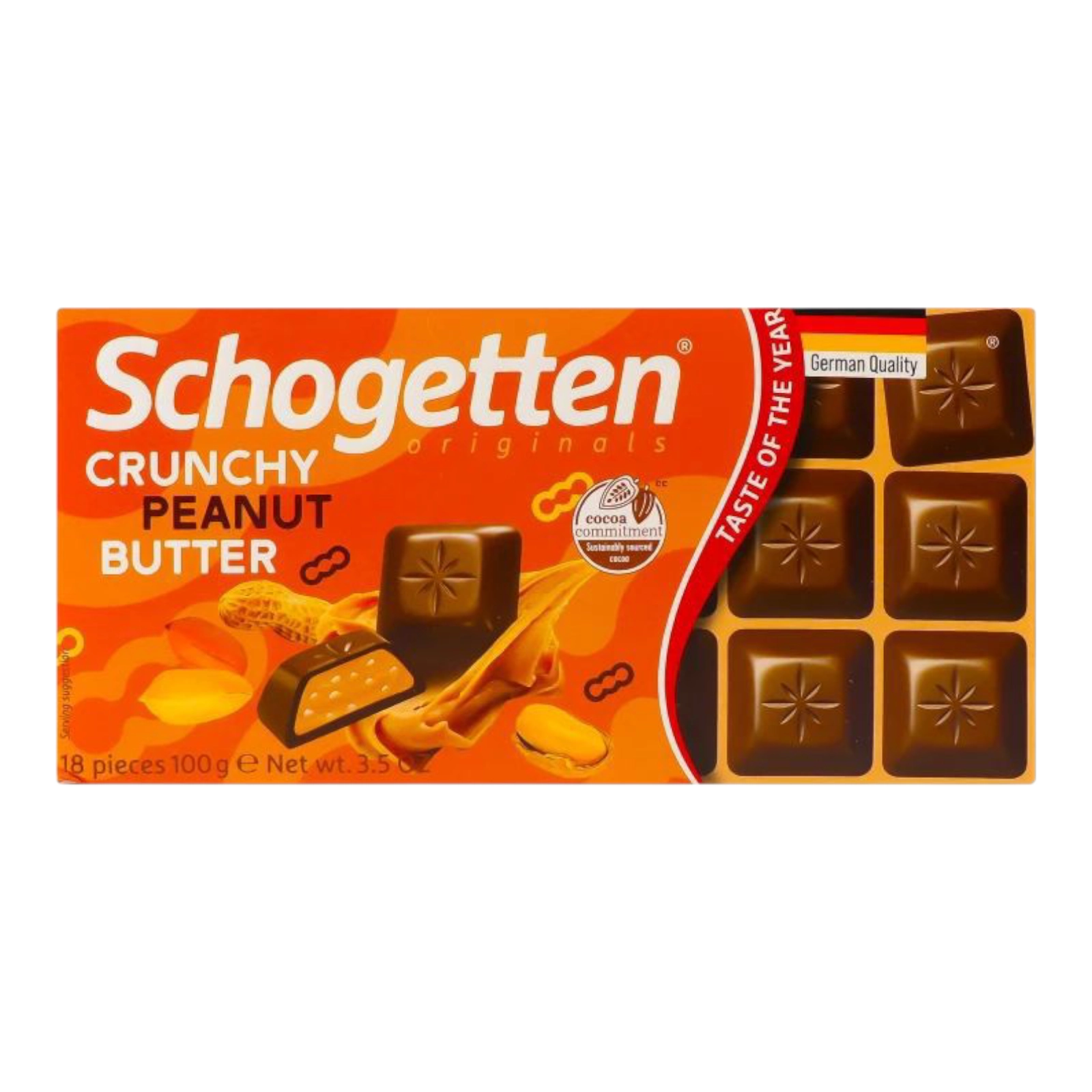 Шок Schogetten 100g арахісова паста