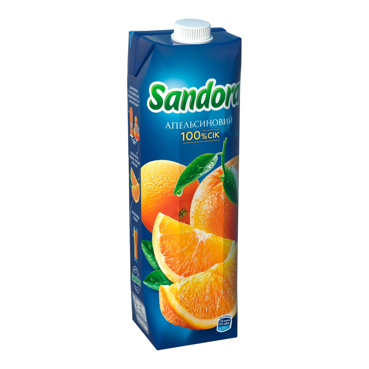 Сік Sandora апельсин 1л