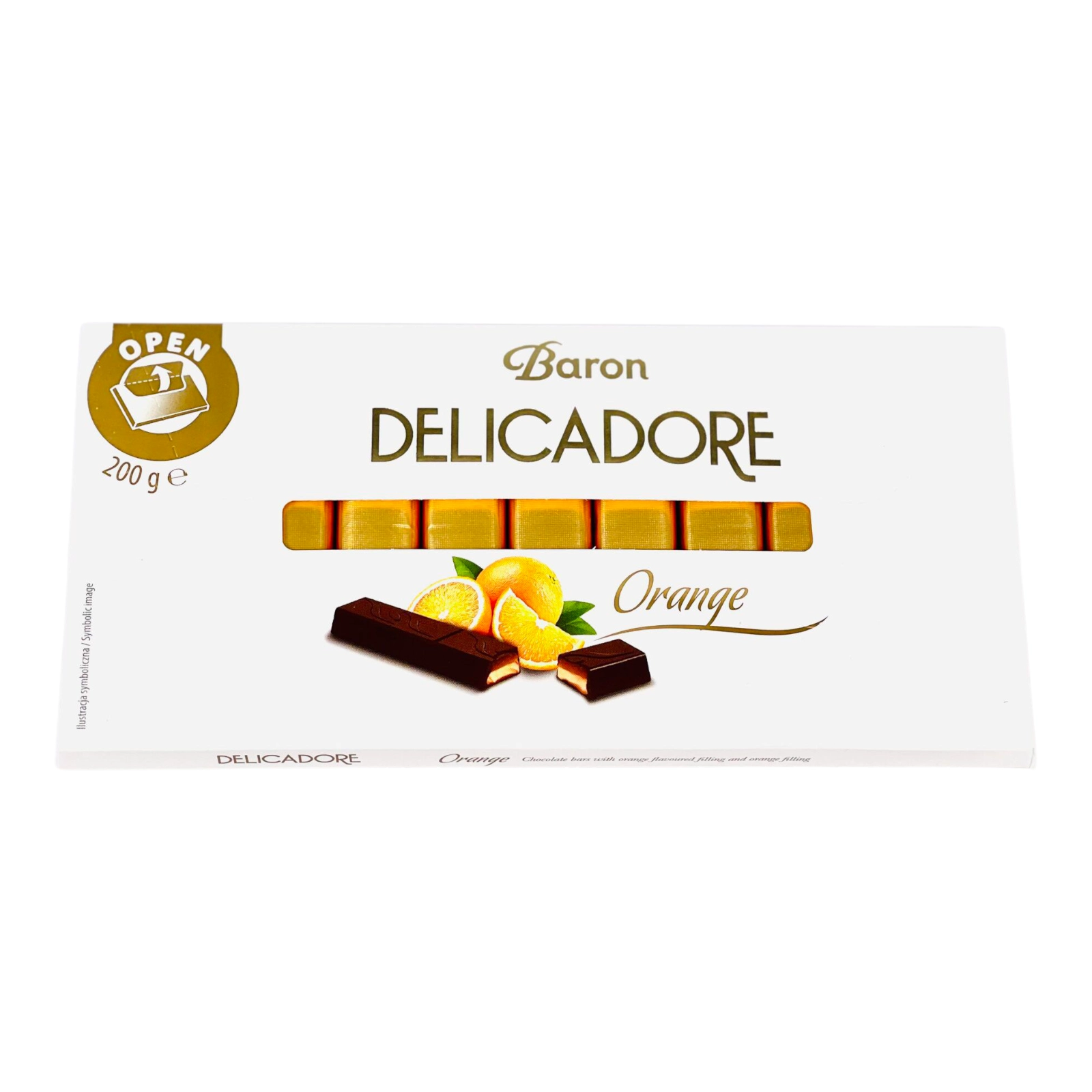 Шок Delicadore 200g orange