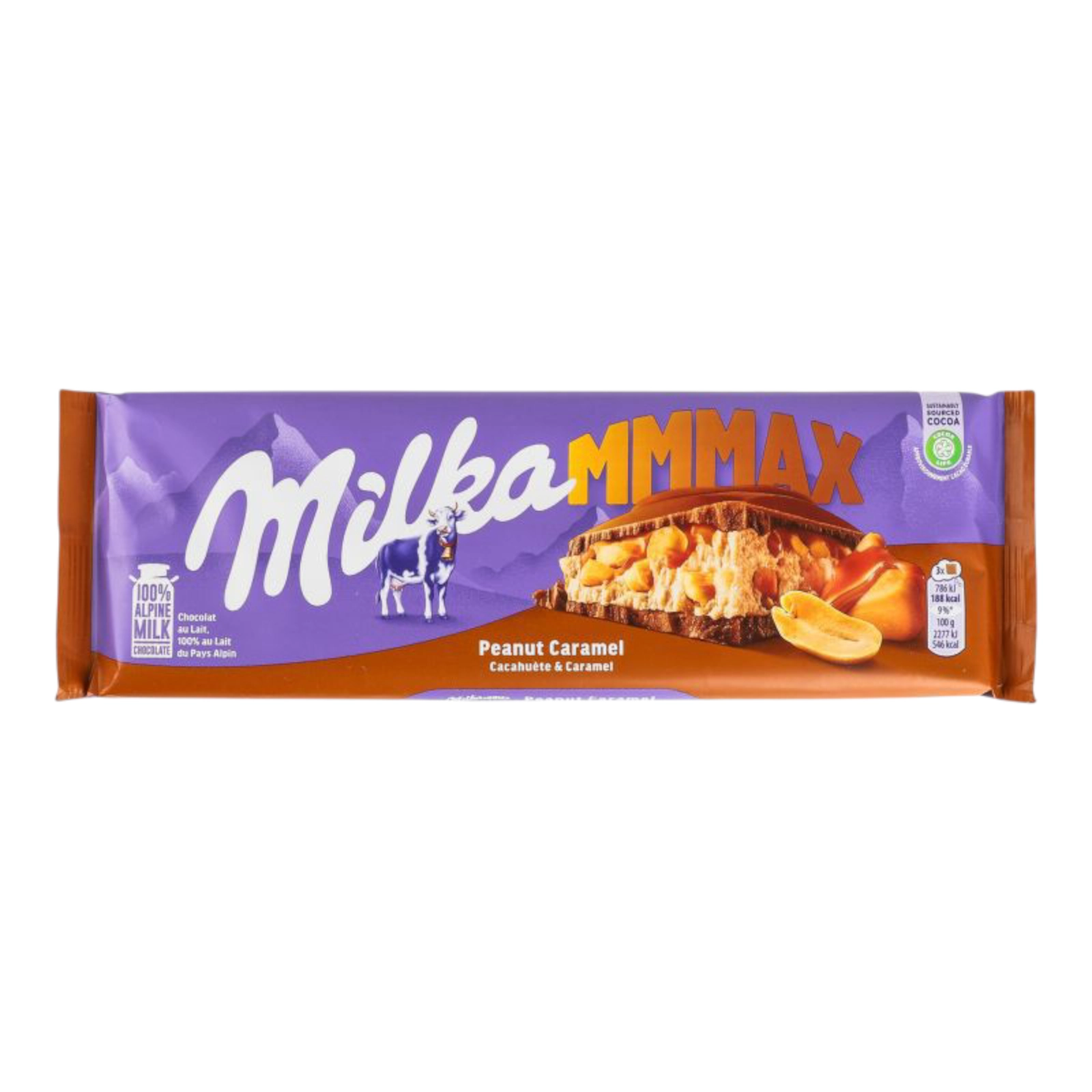 Шоколодка Milka MMMAX 300g Peanut Caramel