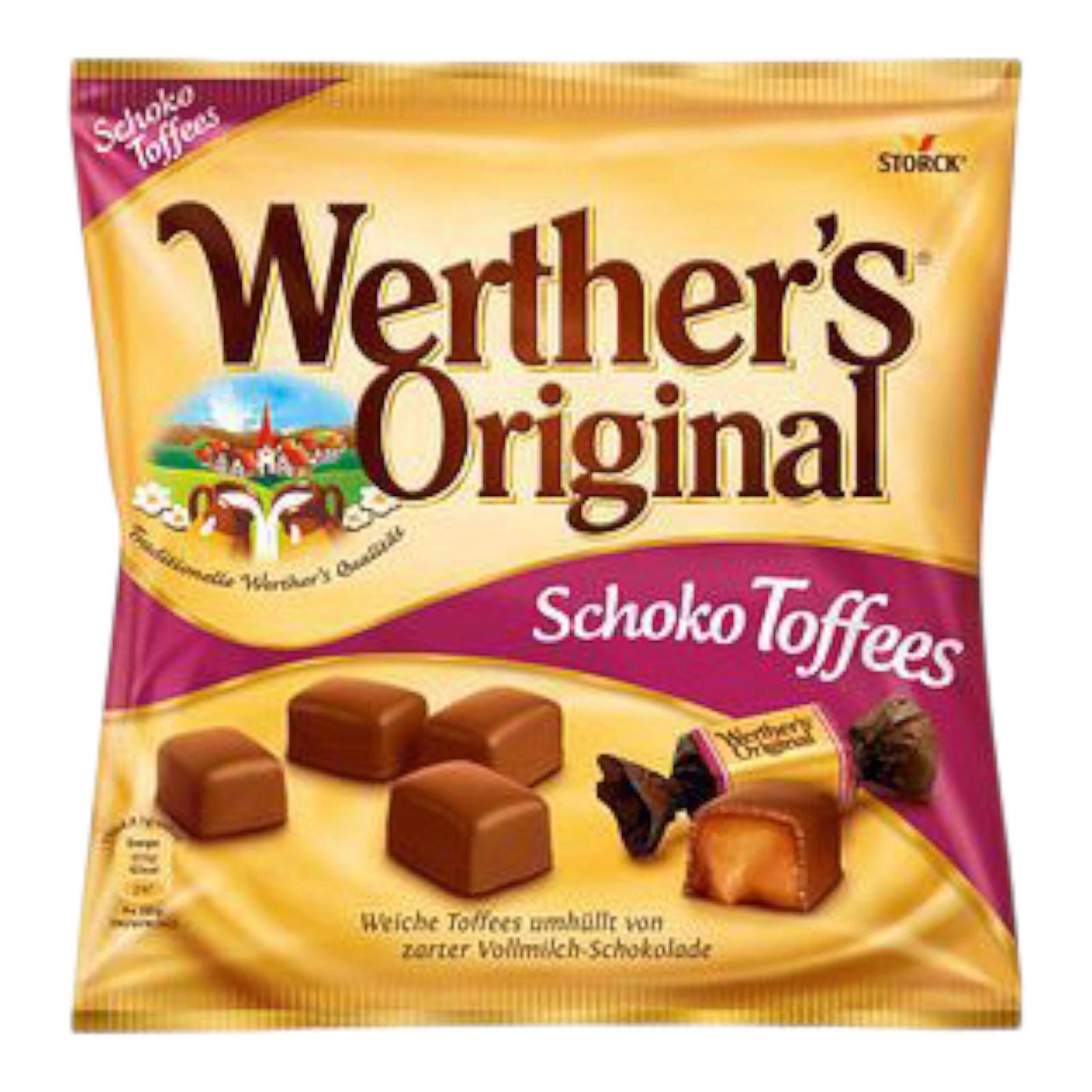 Werthers карамельки шоколад