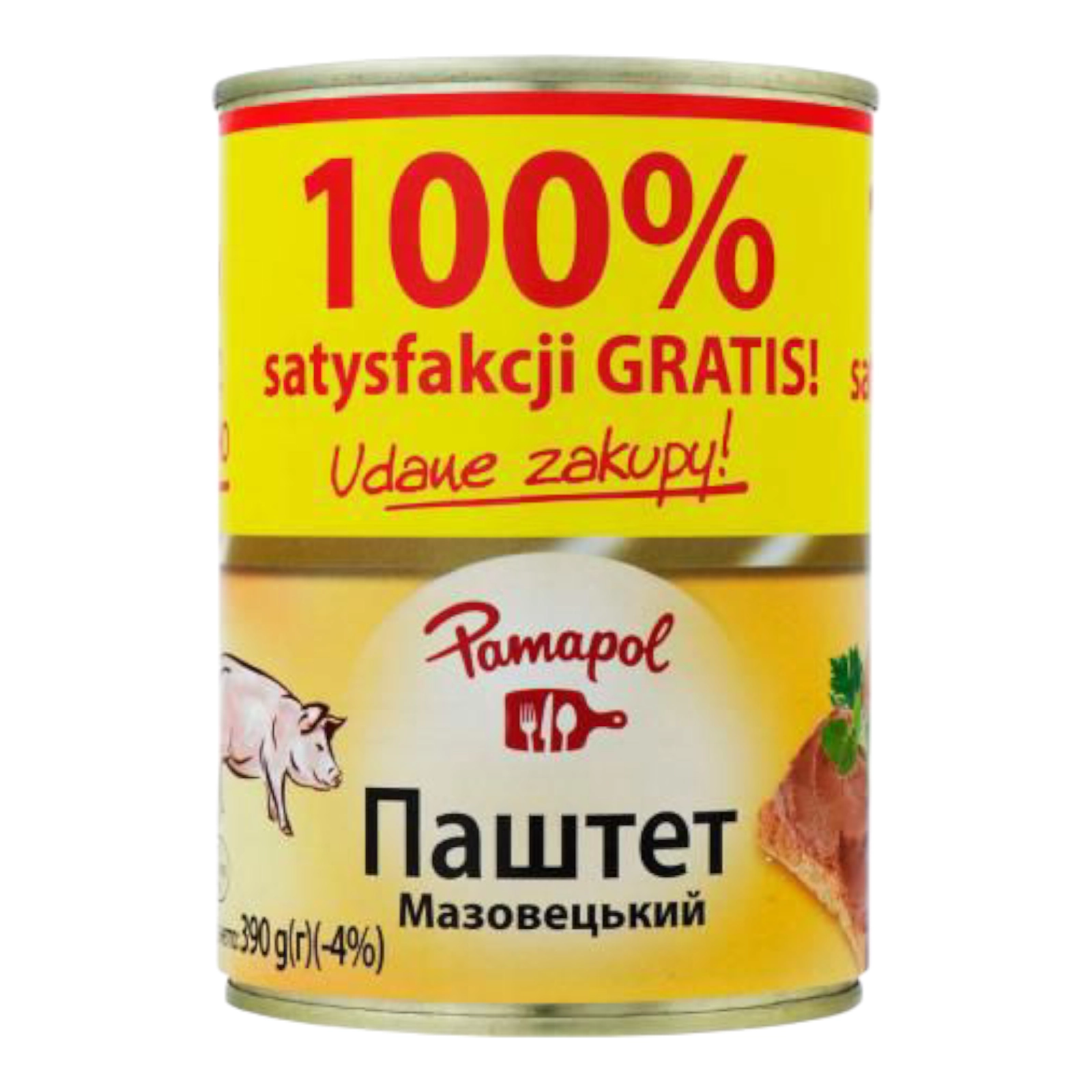 Паштет Памапол свинина 390г