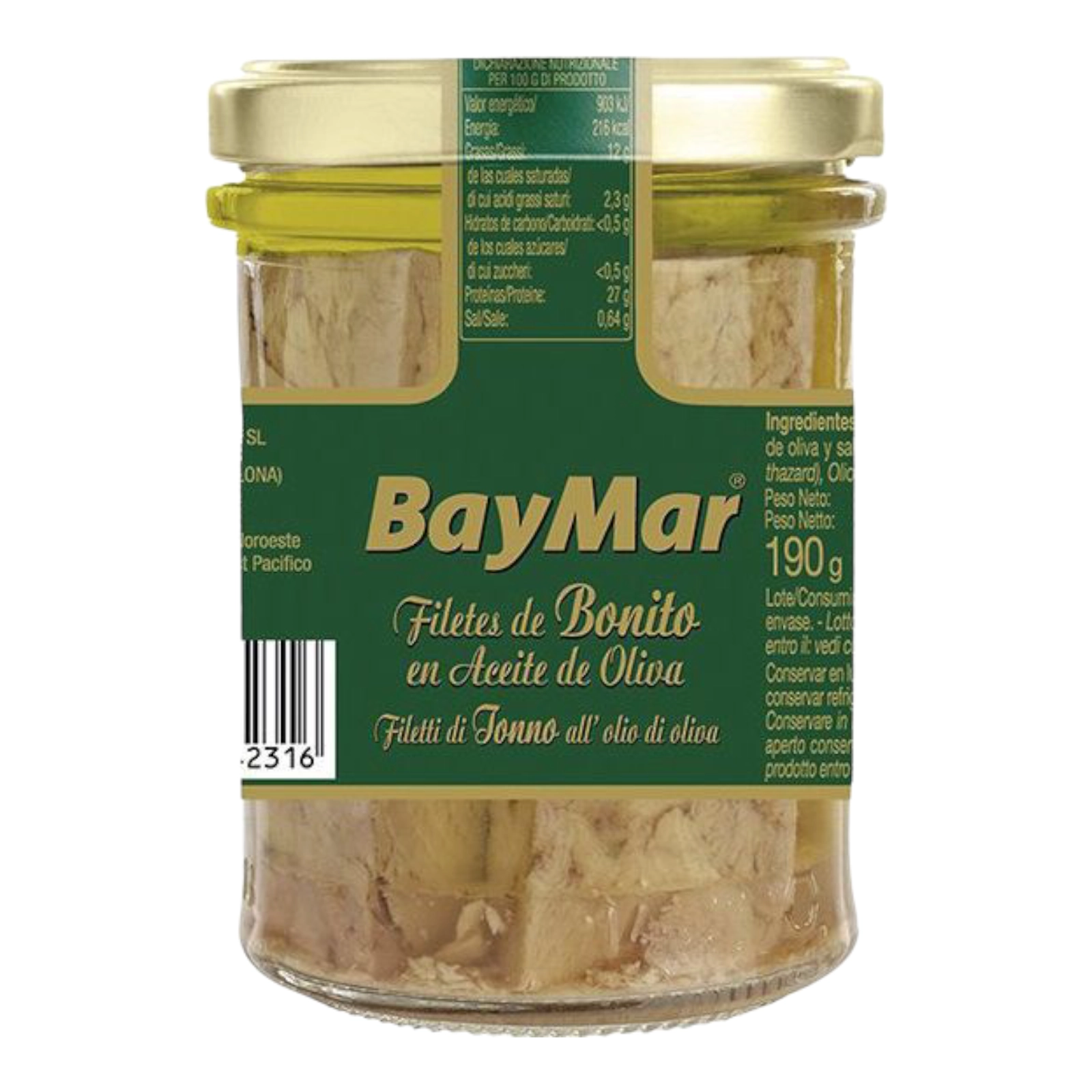 Тунець Bay Mar 180g