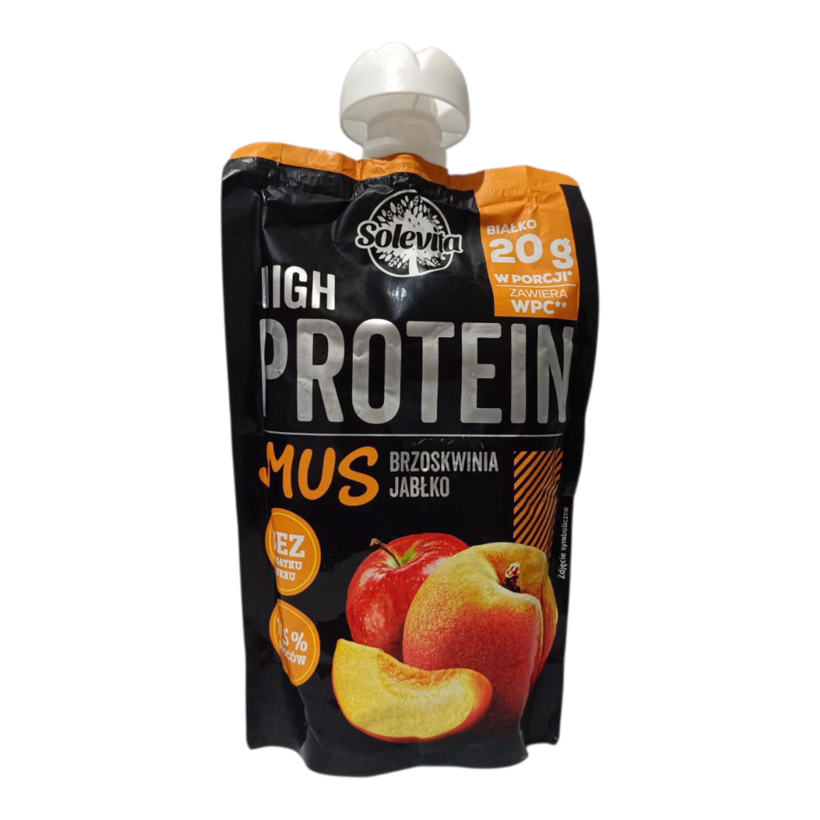 Мус Protein персик-яблуко 200g