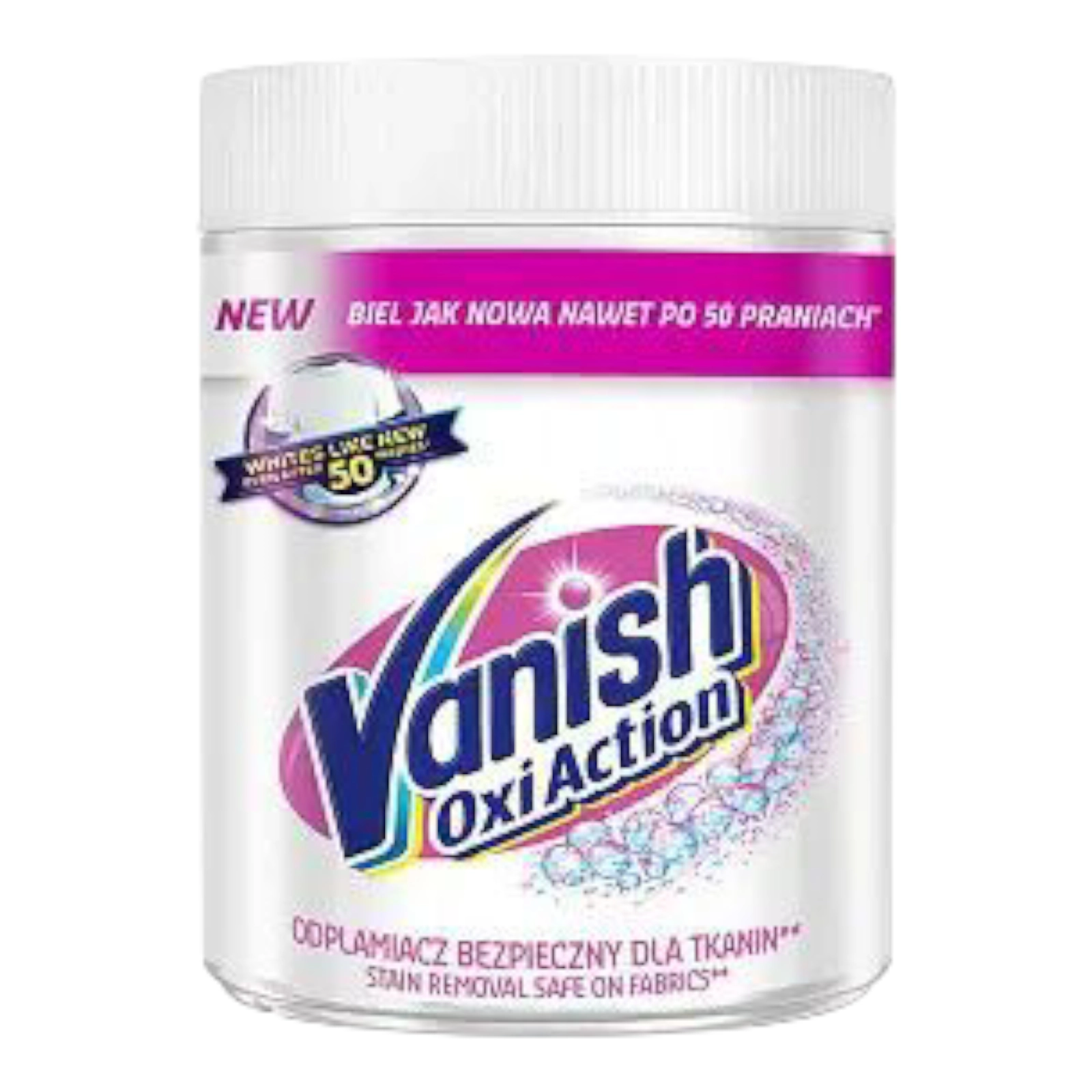 Плямовивідник Vanish Oxi Action сухий білий 1l