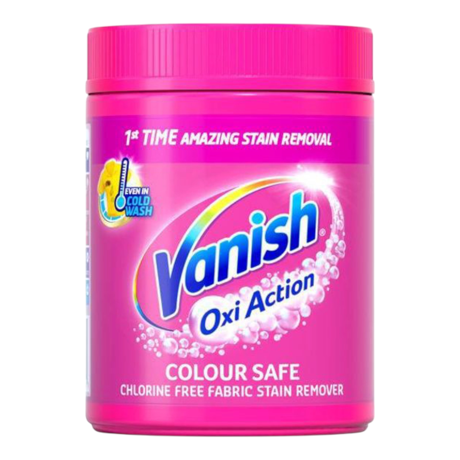 Плямовивідник Vanish Oxi Action сухий рожевий 1l