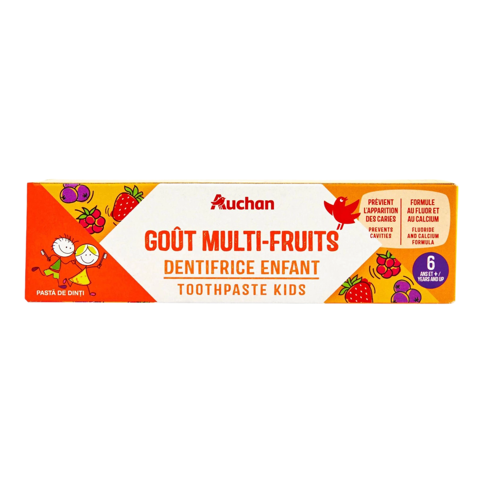 Зубна паста дитяча 6+ Auchan