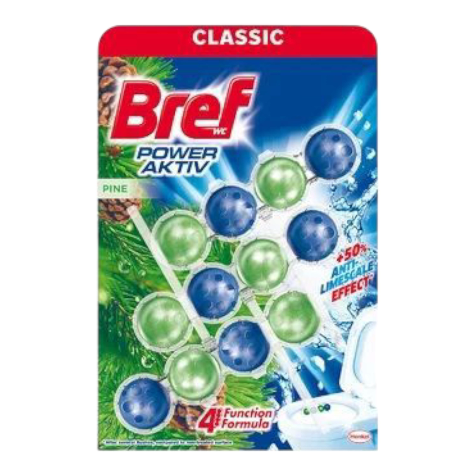 Засіб для туалета Bref хвоя