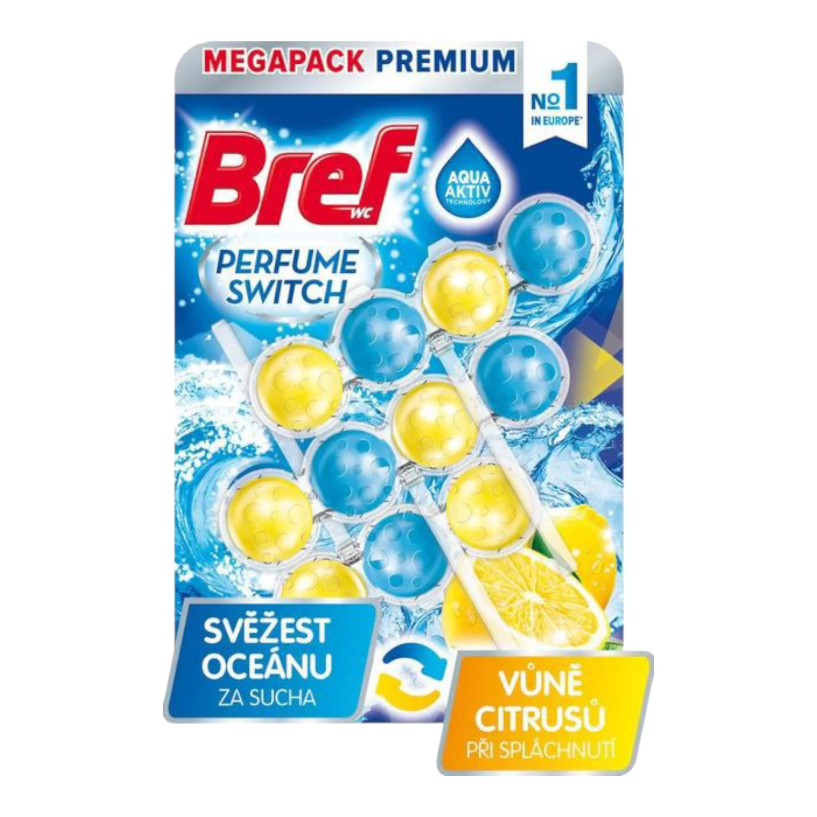 Засіб для туалета Bref лимон