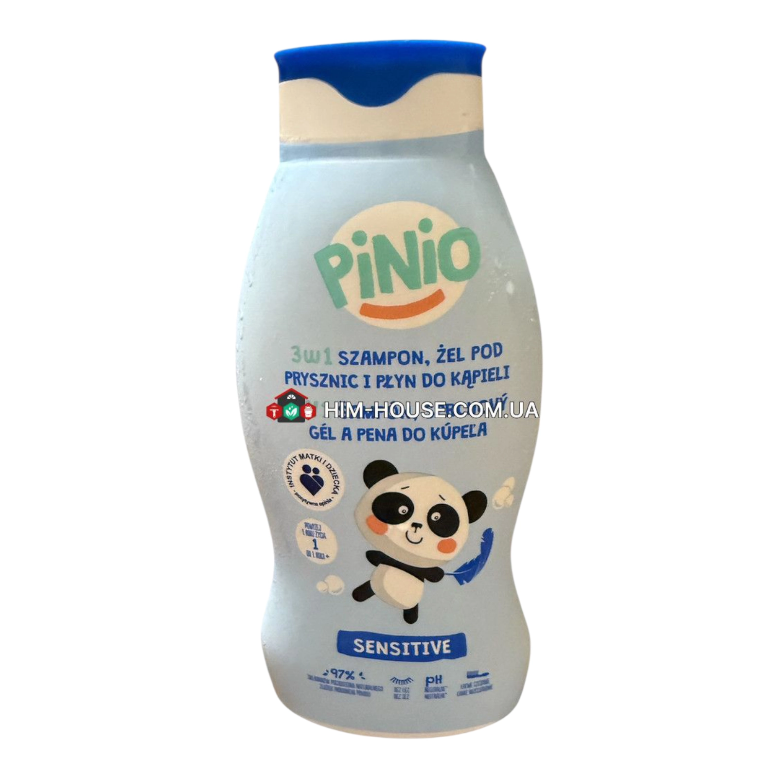 Шампунь Pinio голубий 500мл