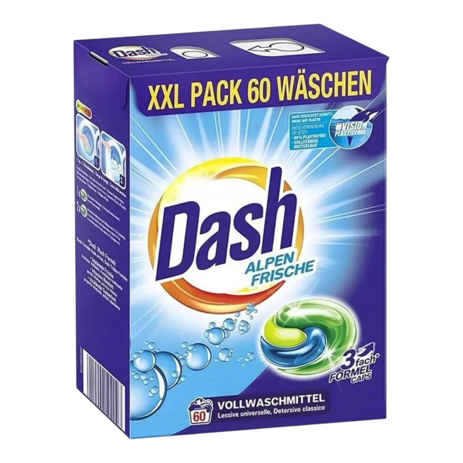 Капсули для прання Даш 60шт універсальні