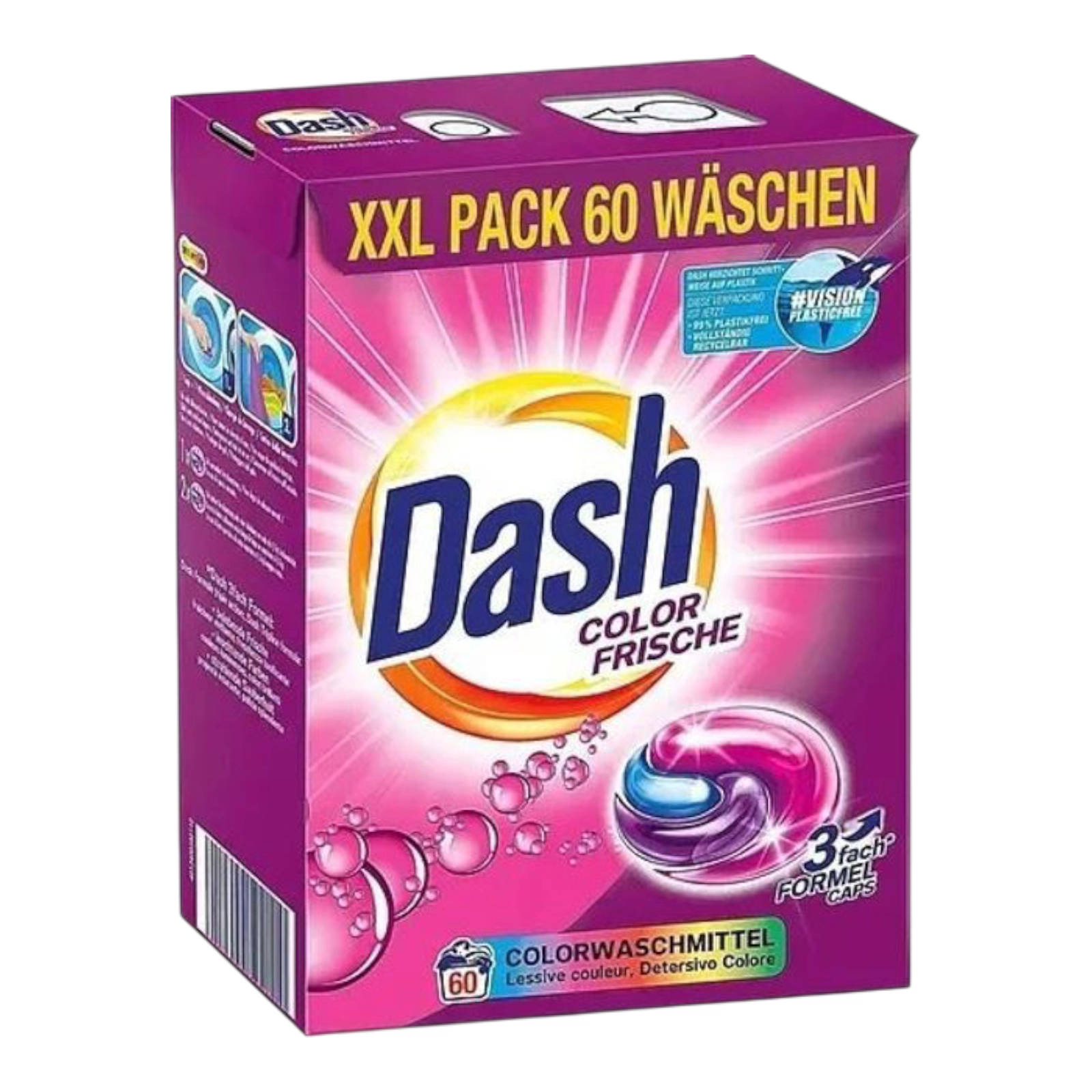 Капсули для прання Даш 60шт колор