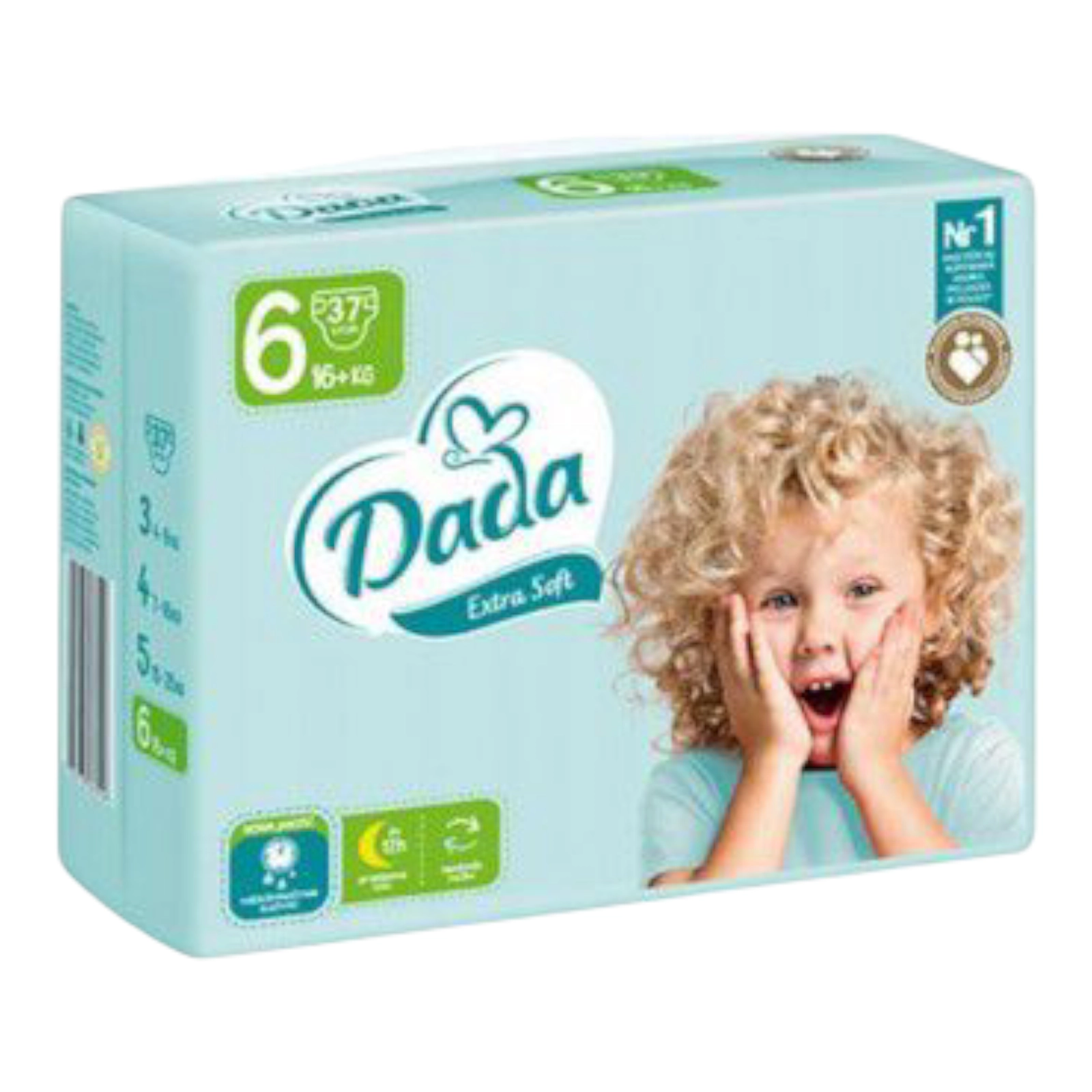 Памперси Дада малюк 6(16+кг)