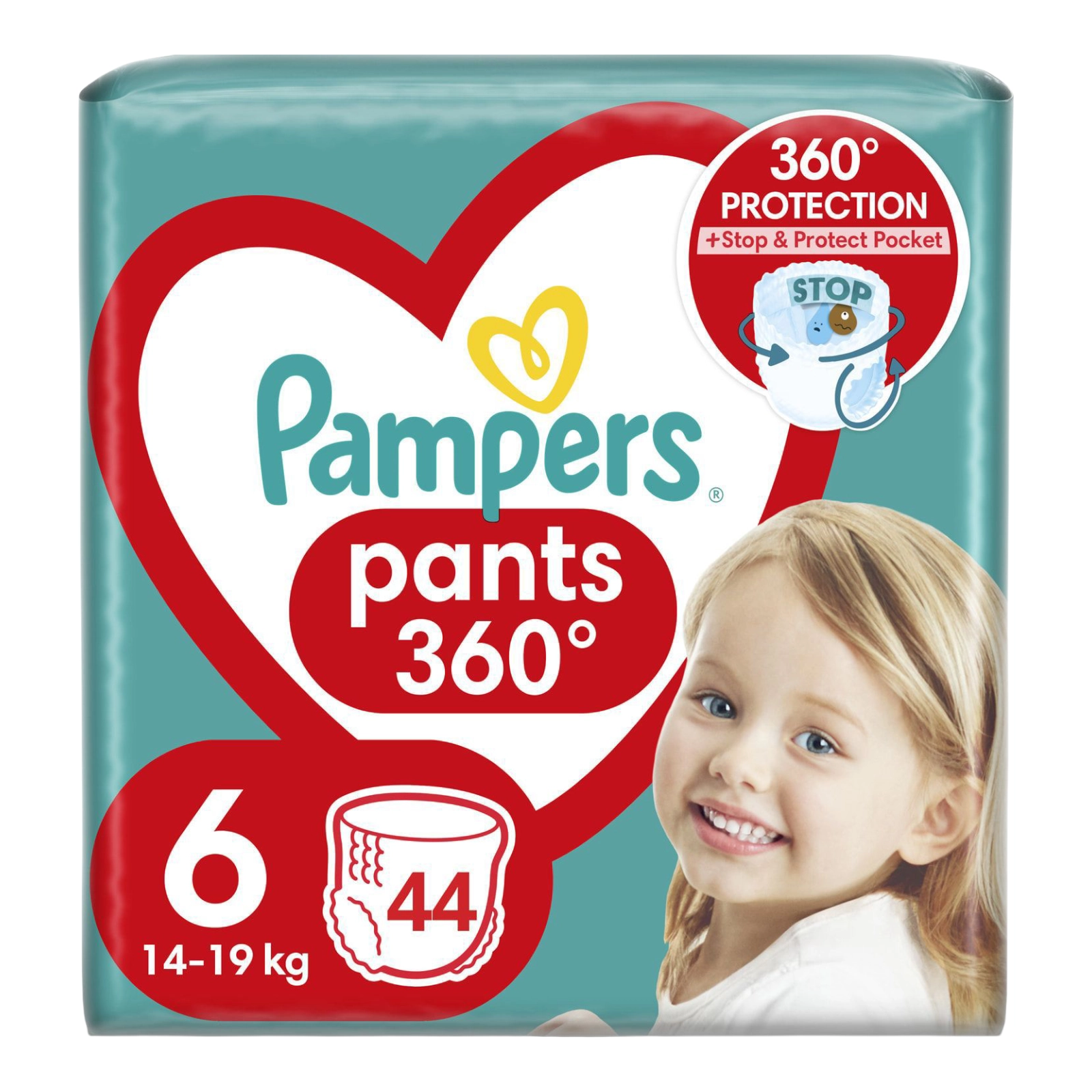 Памперси Pampers трусики 6 14-19 кг