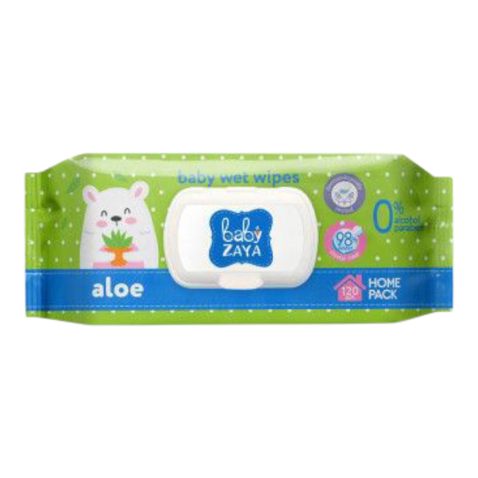 Серветки вологі baby zaya алоє