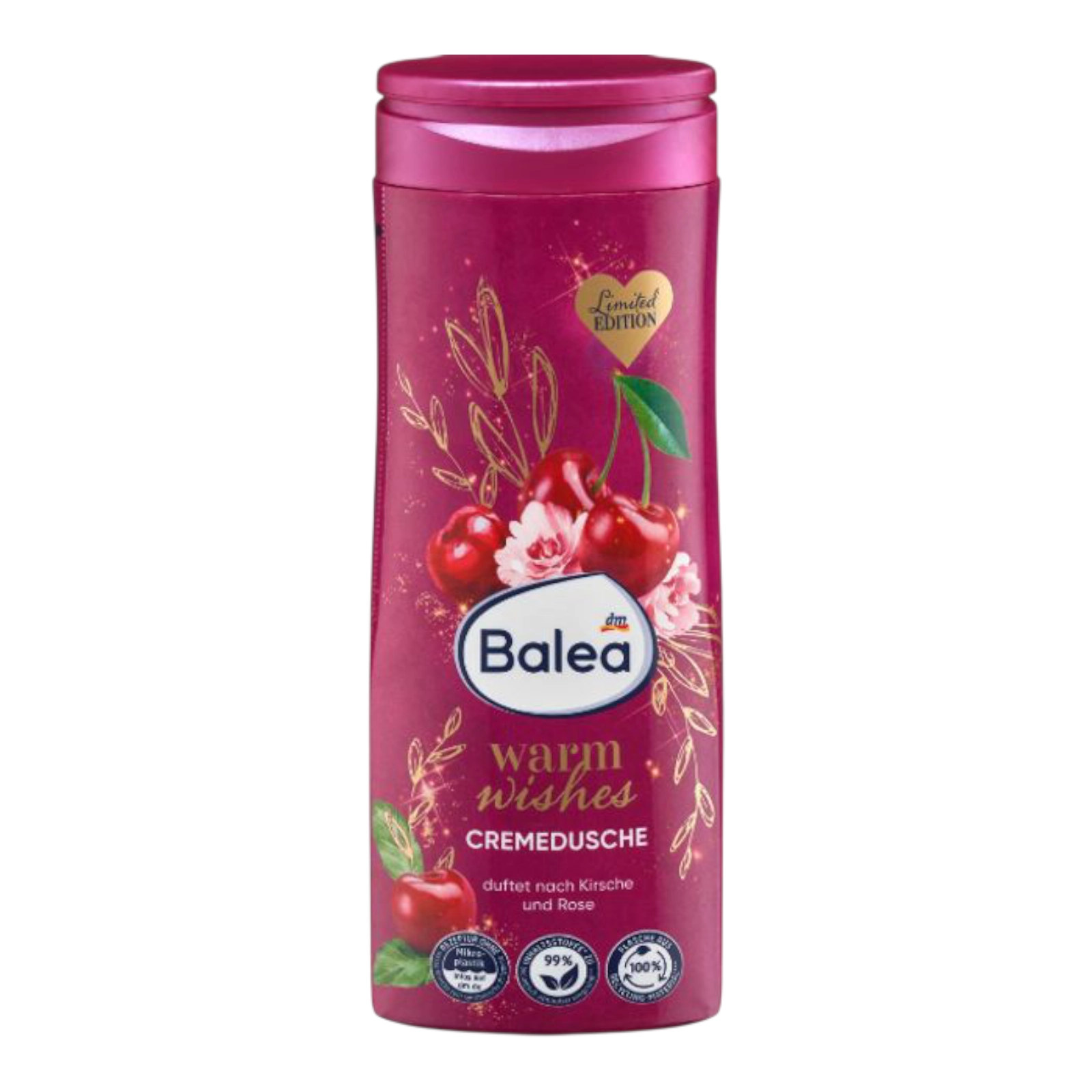 Balea крем гель для душу вишенька