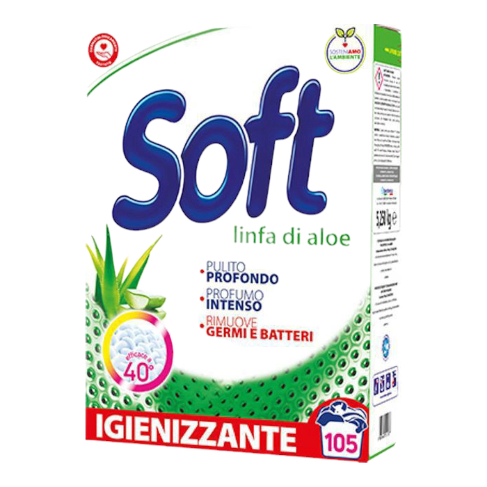 Порошок Soft 105 блакитний
