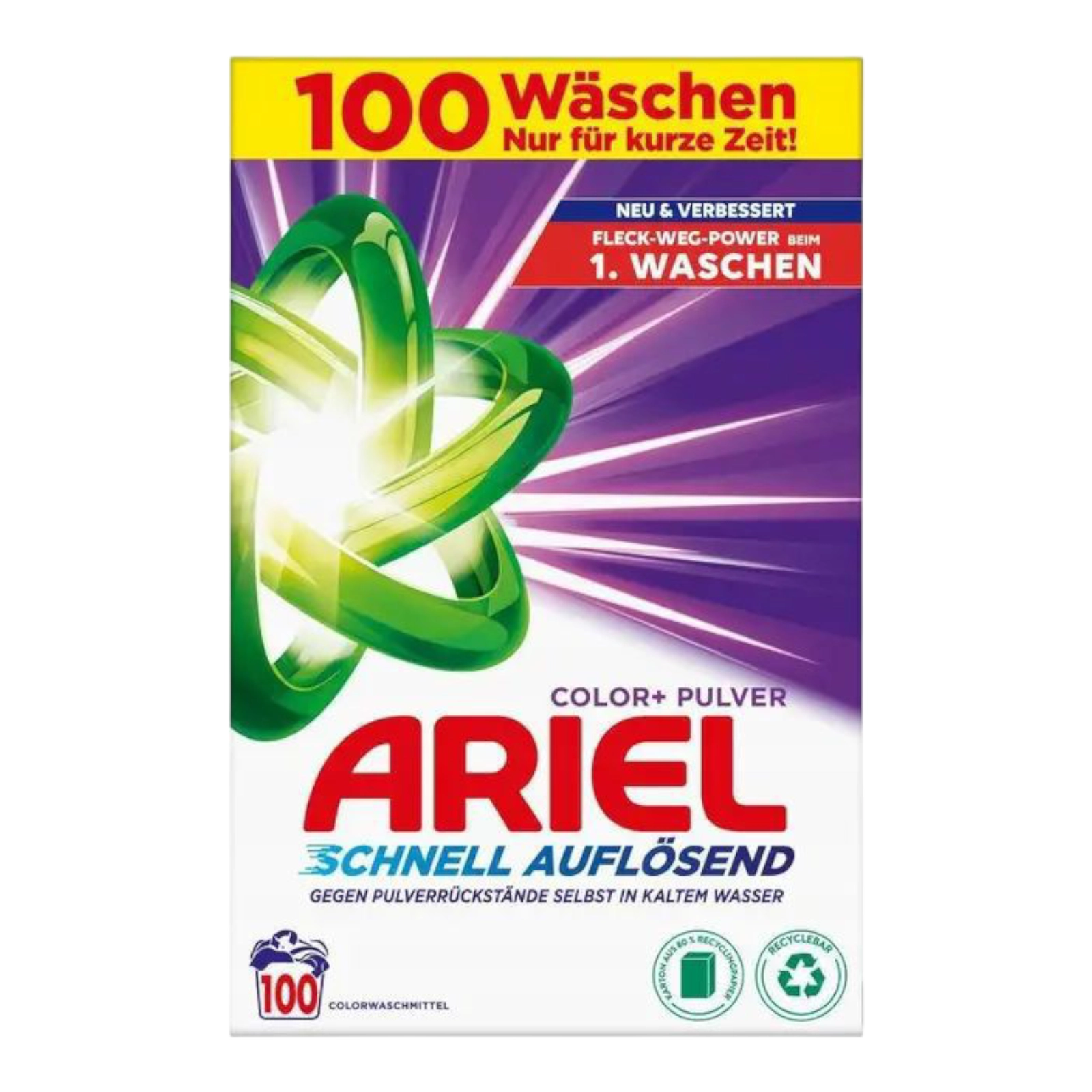 Порошок Ariel сипучй 100 стірок колір